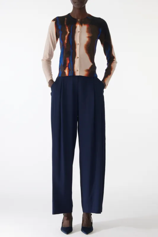 DIFFUSED OMBRE STRIPE WOOL CARDIGAN sold by Jason Wu