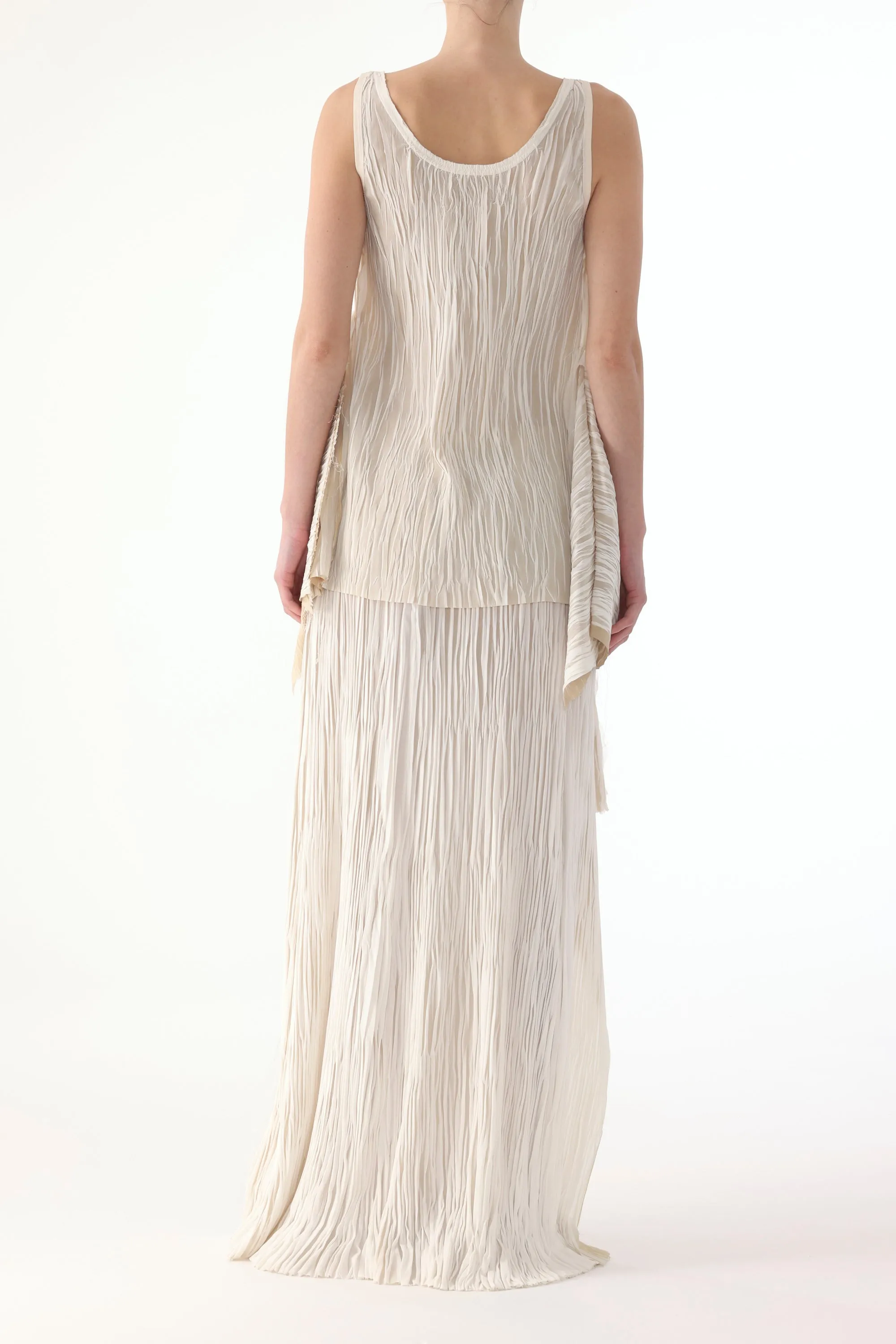 BICOLOR ASYMETRICAL PLEATED MAXI SKIRT sold by Jason Wu product image thumbnail 3