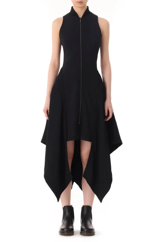 FLUID CREPE BOMBER FIT AND FLARE DRESS sold by Jason Wu