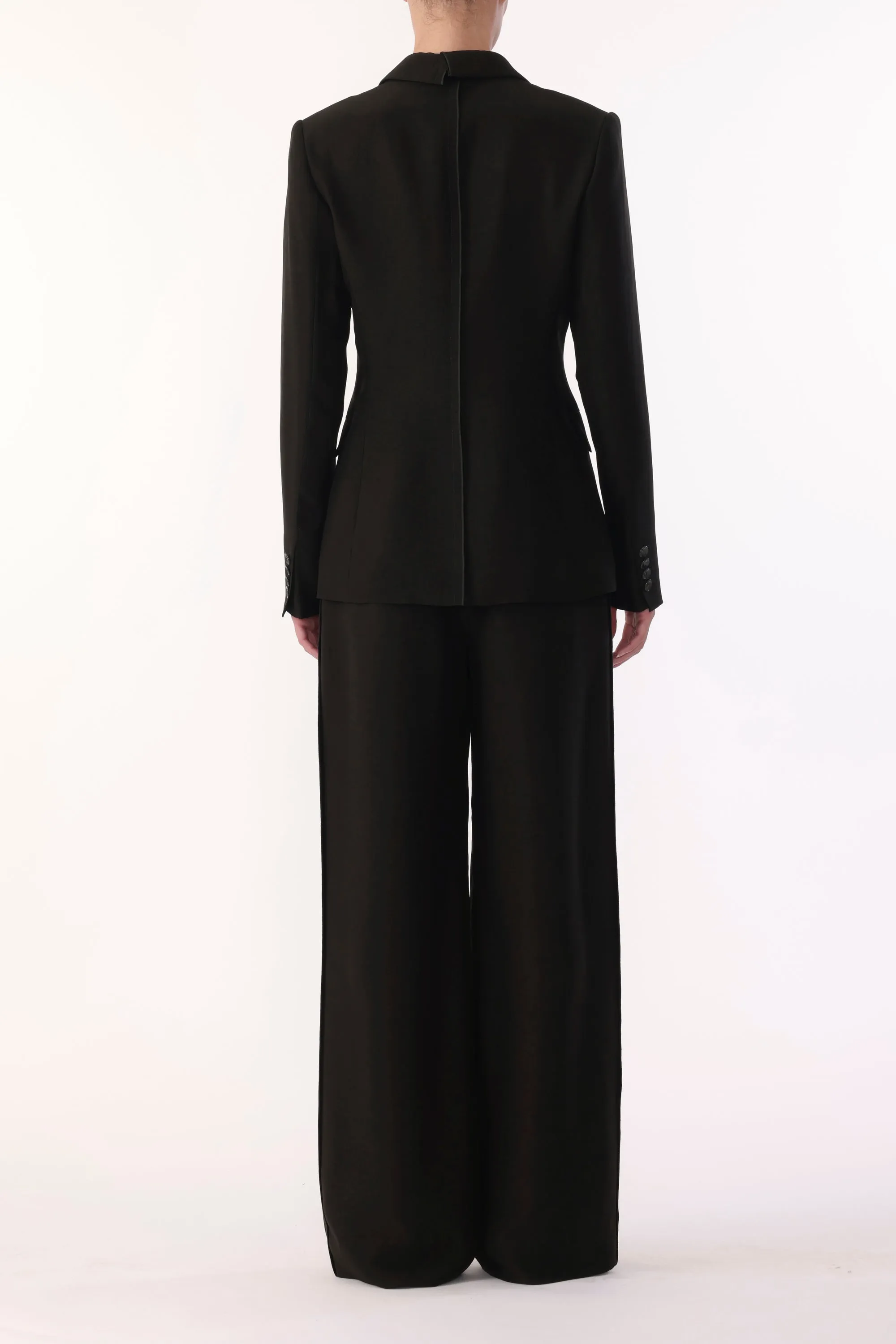 WASHED TWILL STRAIGHT-LEG TROUSERS sold by Jason Wu product image thumbnail 2