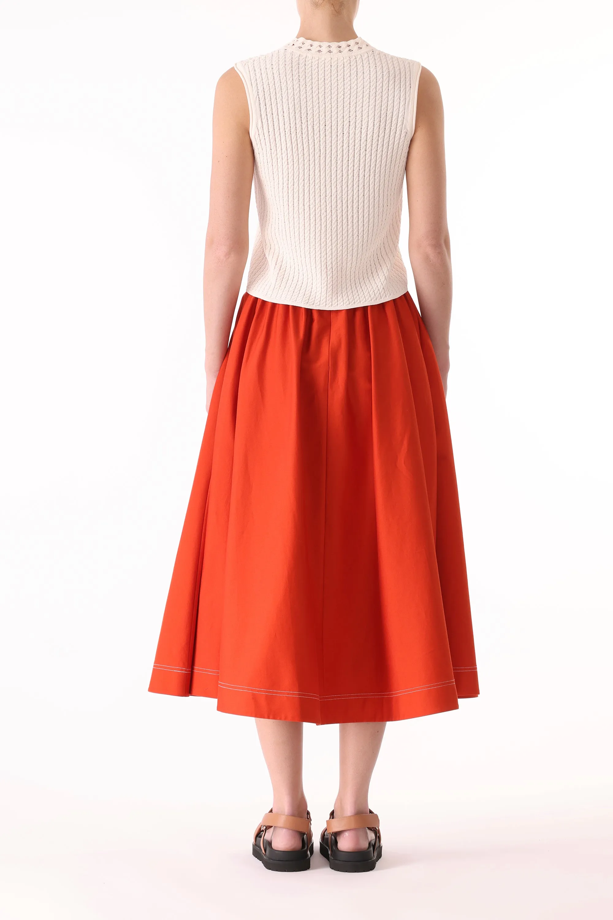 CABLE KNIT SLEEVELESS TOP sold by Jason Wu product image thumbnail 4
