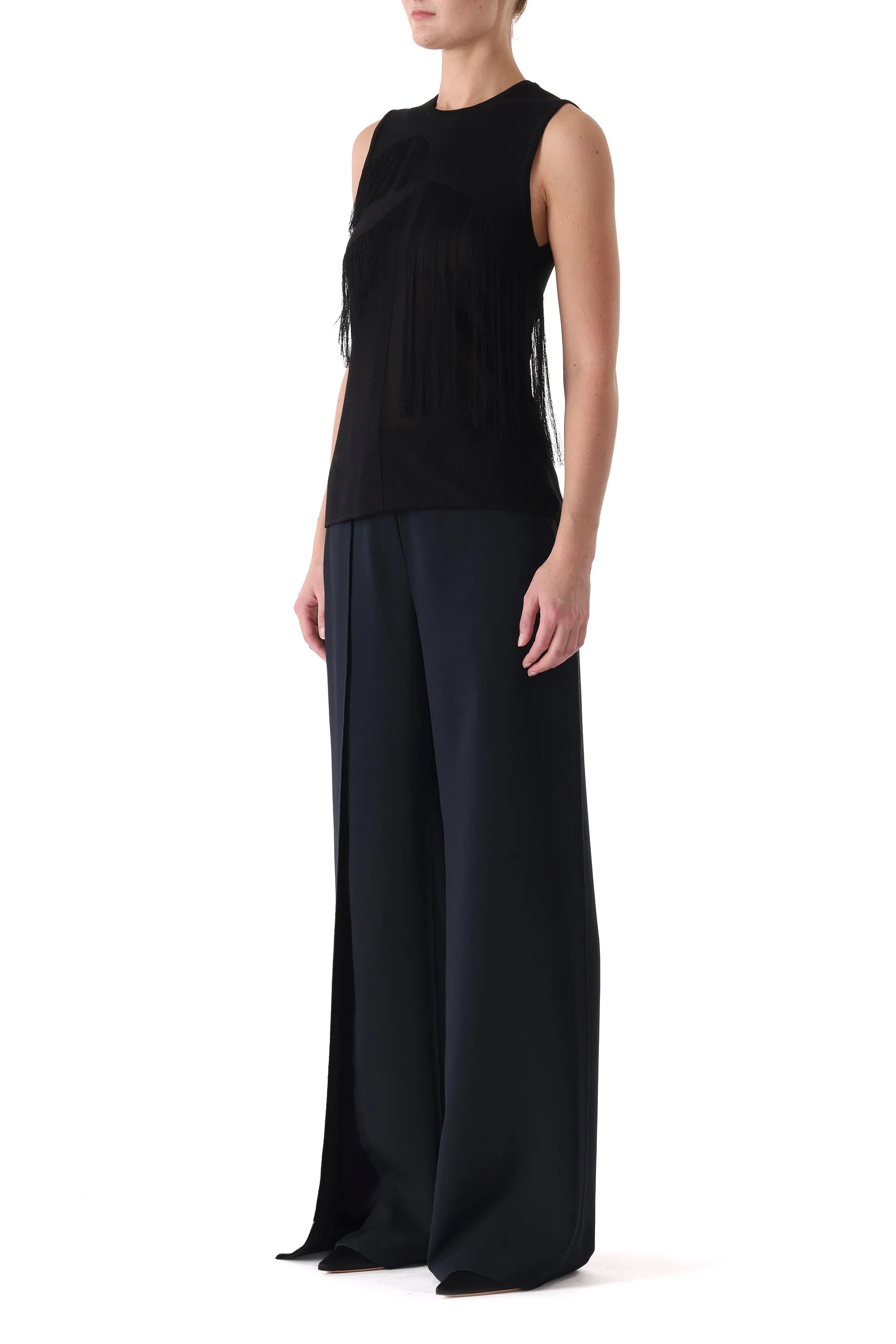 SLEEVELESS FRINGE KNIT TOP sold by Jason Wu product image thumbnail 4