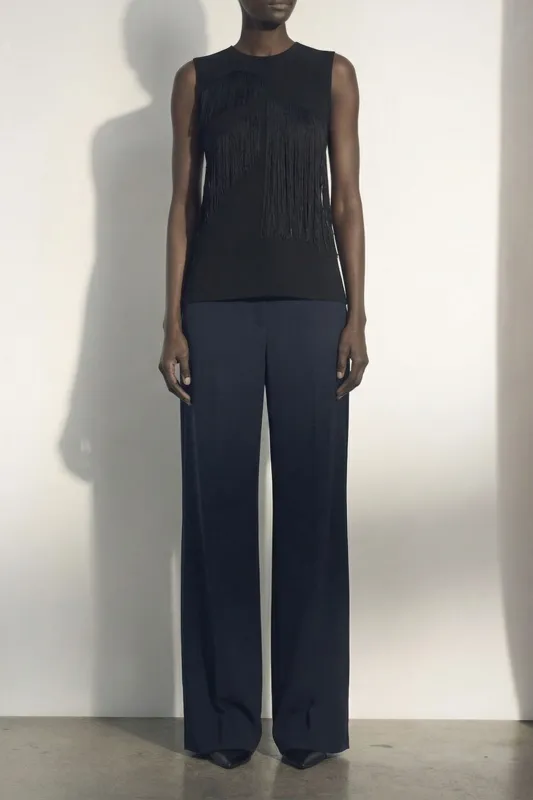 SLEEVELESS FRINGE KNIT TOP made by Jason Wu