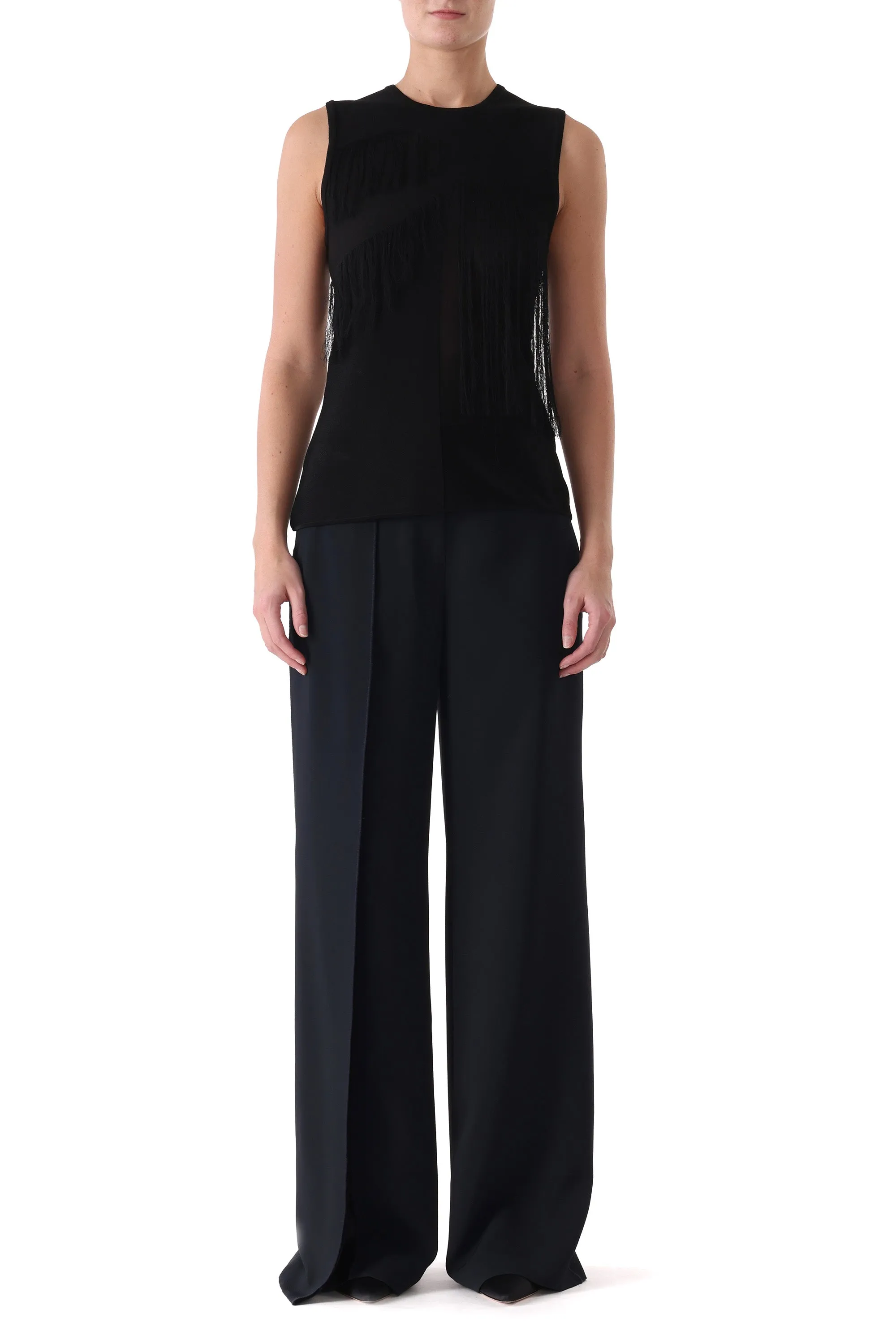 SLEEVELESS FRINGE KNIT TOP sold by Jason Wu product image thumbnail 3