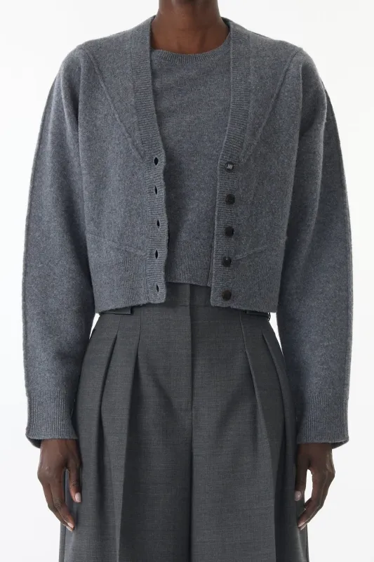 SCULPTURAL MERINO WOOL CARDIGAN made by Jason Wu