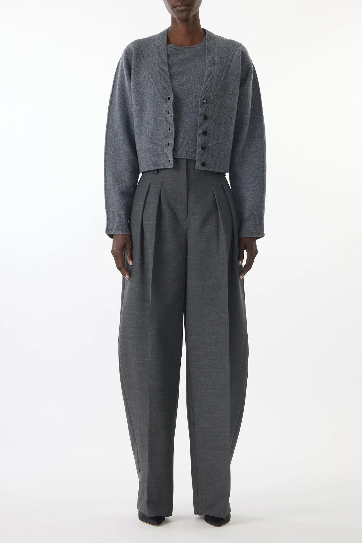 SCULPTURAL MERINO WOOL CARDIGAN sold by Jason Wu product image thumbnail 2
