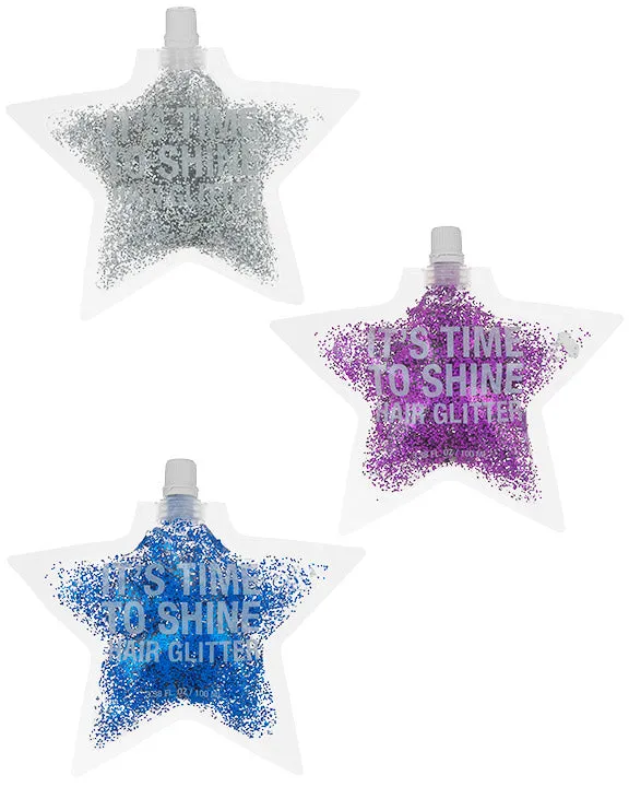 HAIR GLITTER ASSORTED - 3 PIECES sold by Jean Pierre