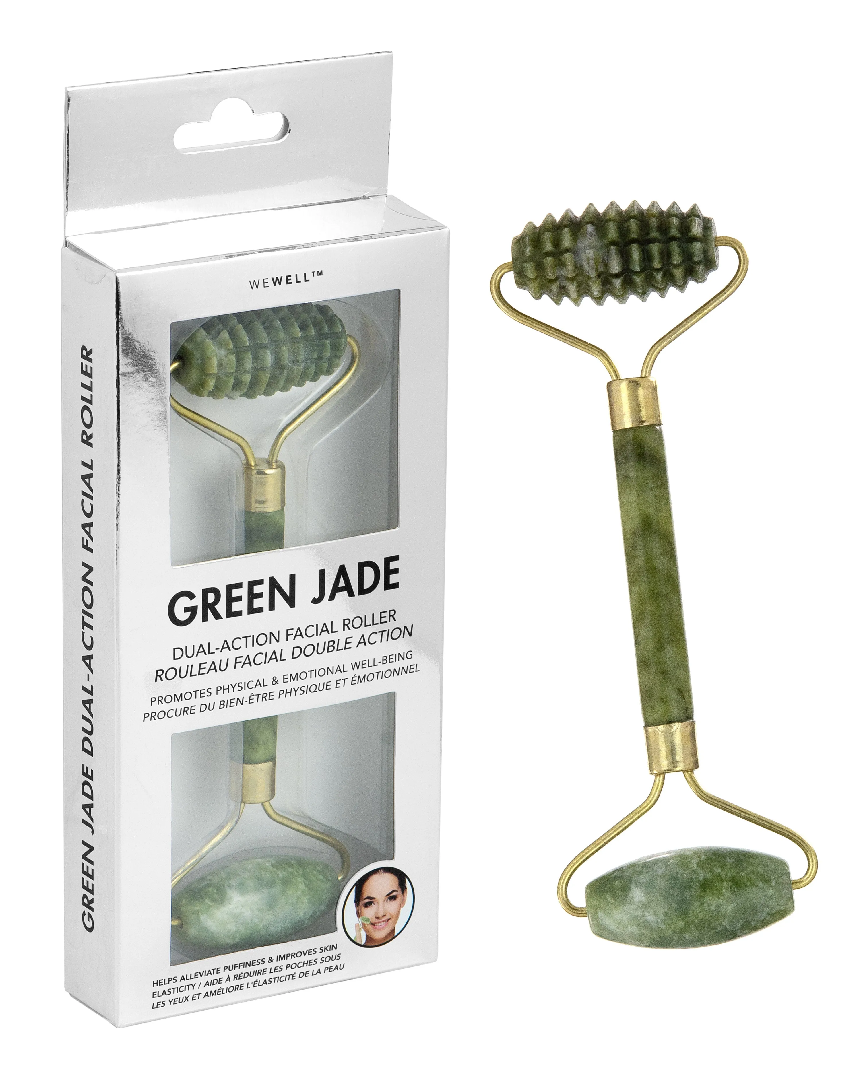 GREEN JADE DUAL-ACTION FACIAL ROLLER sold by Jean Pierre product image thumbnail 3