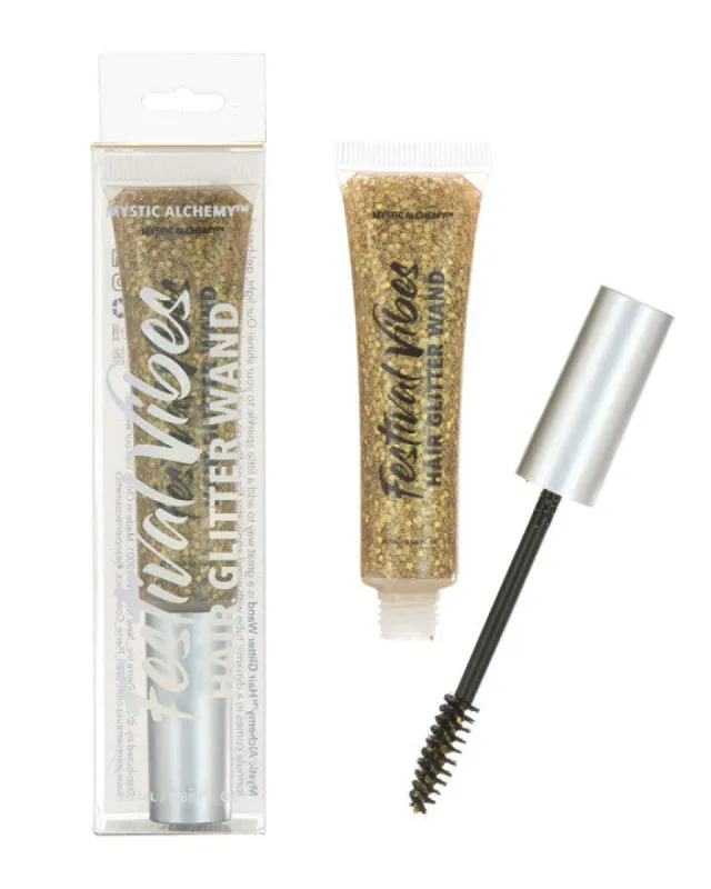 HAIR GLITTER WAND - GOLD HOLOGRAPHIC sold by Jean Pierre