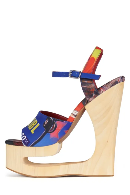 FLAG-GIRL made by Jeffrey Campbell