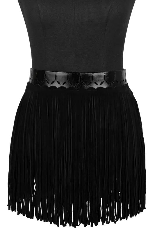 FRINGES BELT sold by Jeffrey Campbell