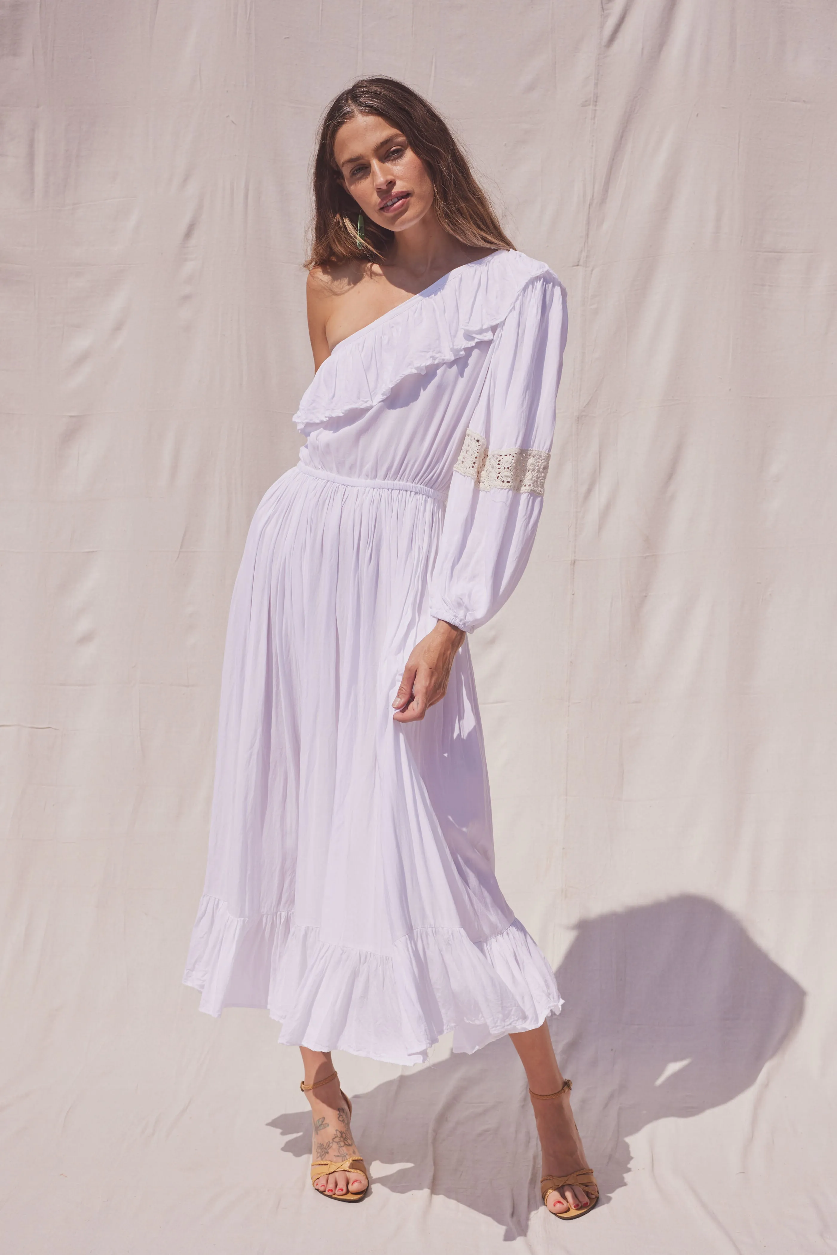 Gray Maxi Dress sold by Jen's Pirate Booty product image thumbnail 5