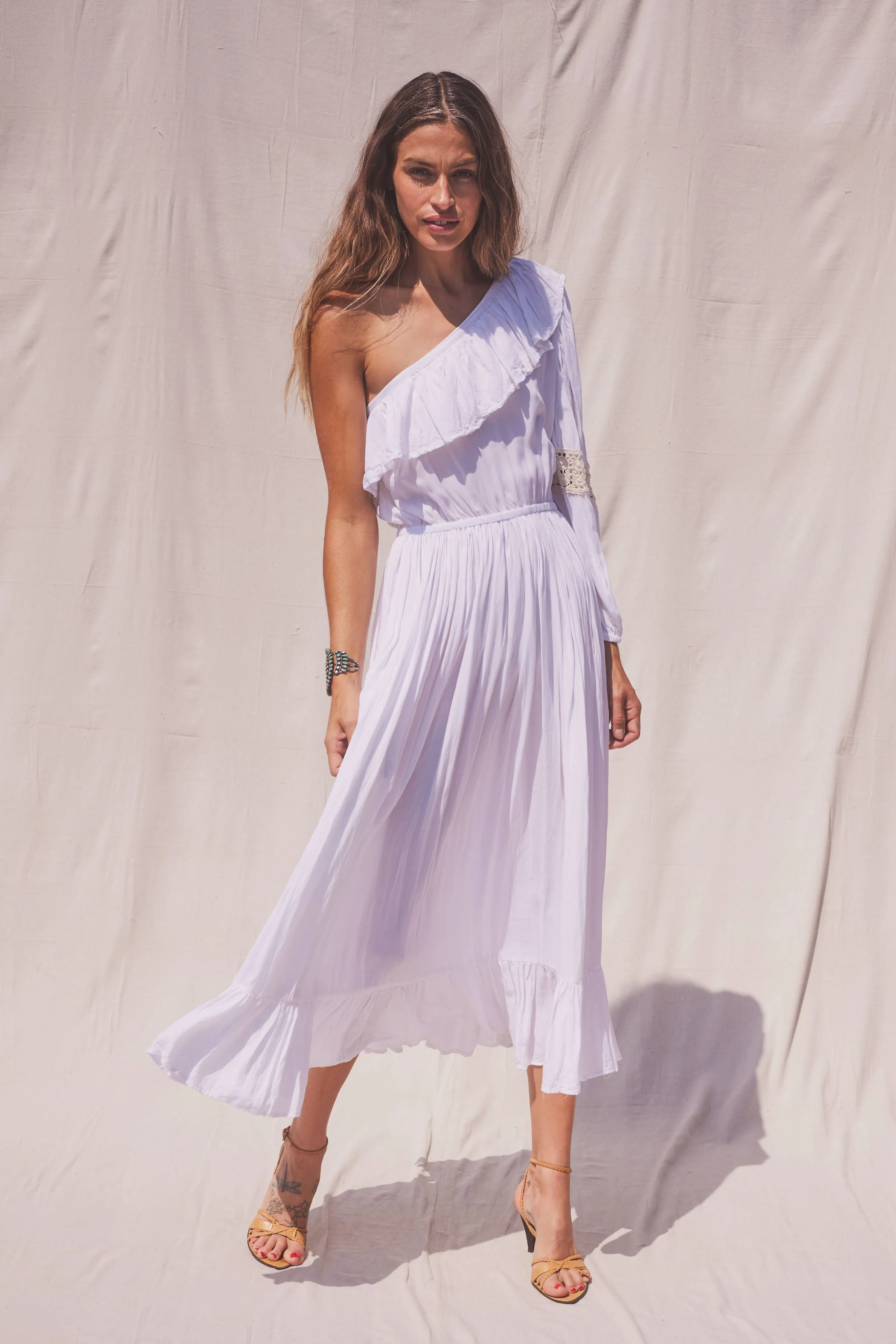 Gray Maxi Dress sold by Jen's Pirate Booty product image thumbnail 3