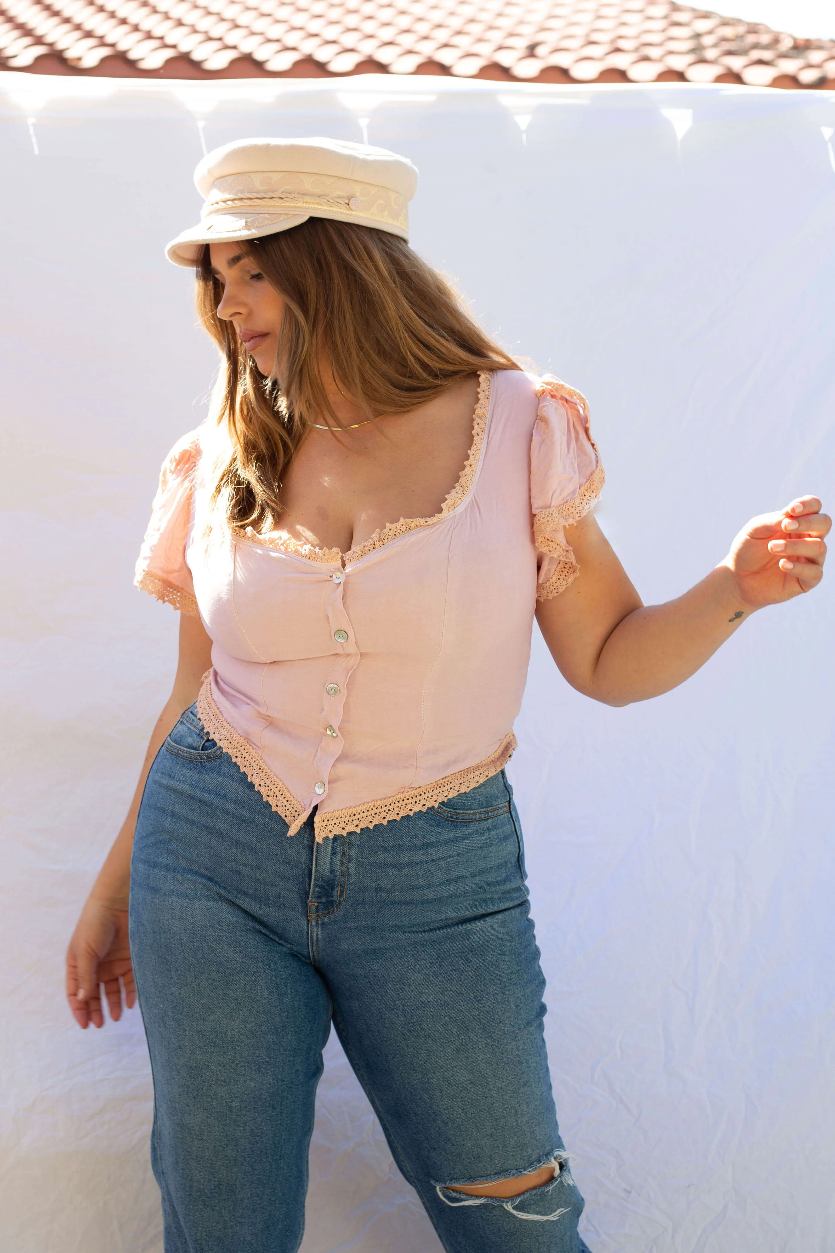 Tie Dye Saddlerock Crop Top sold by Jen's Pirate Booty product image thumbnail 2