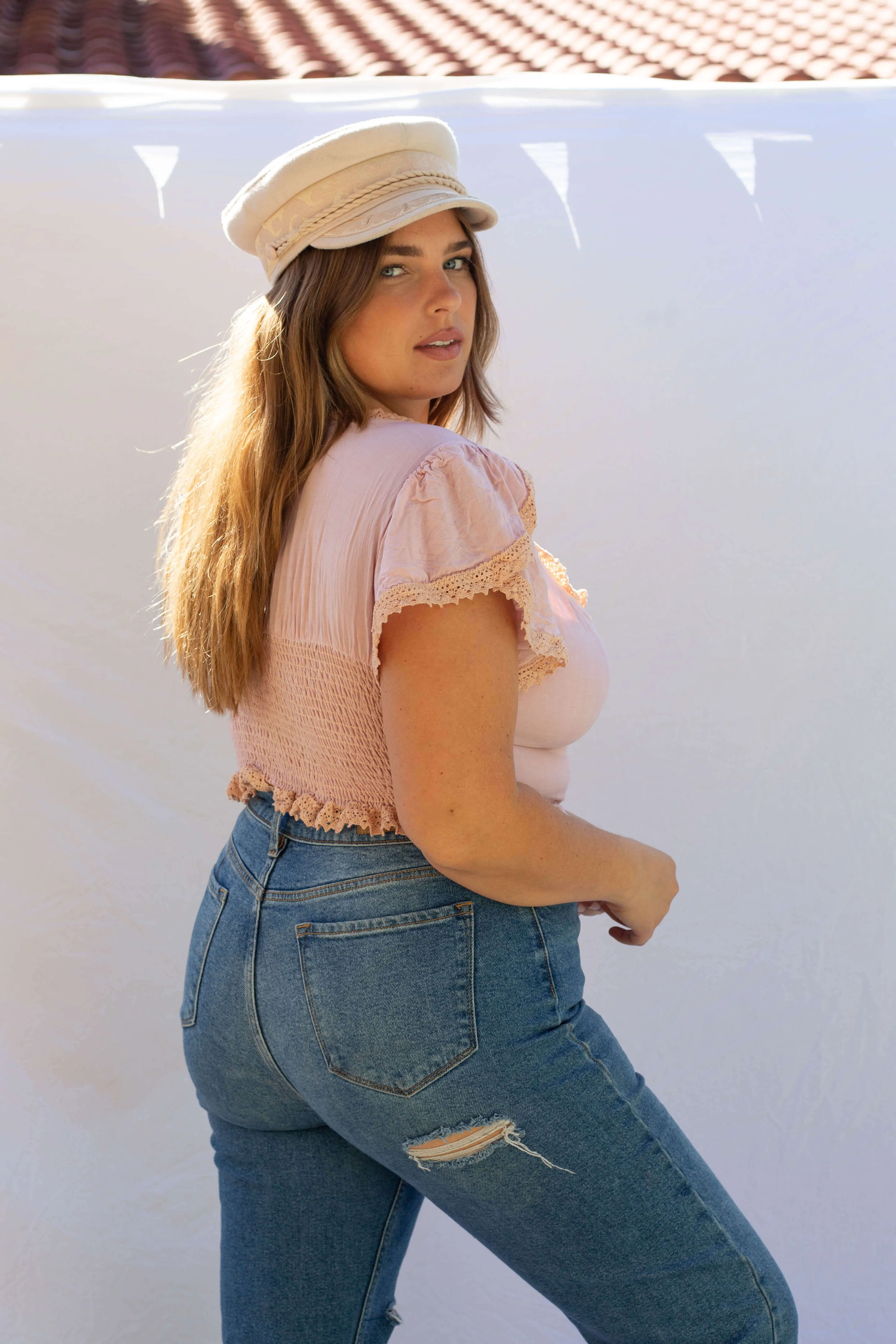 Tie Dye Saddlerock Crop Top sold by Jen's Pirate Booty product image thumbnail 3