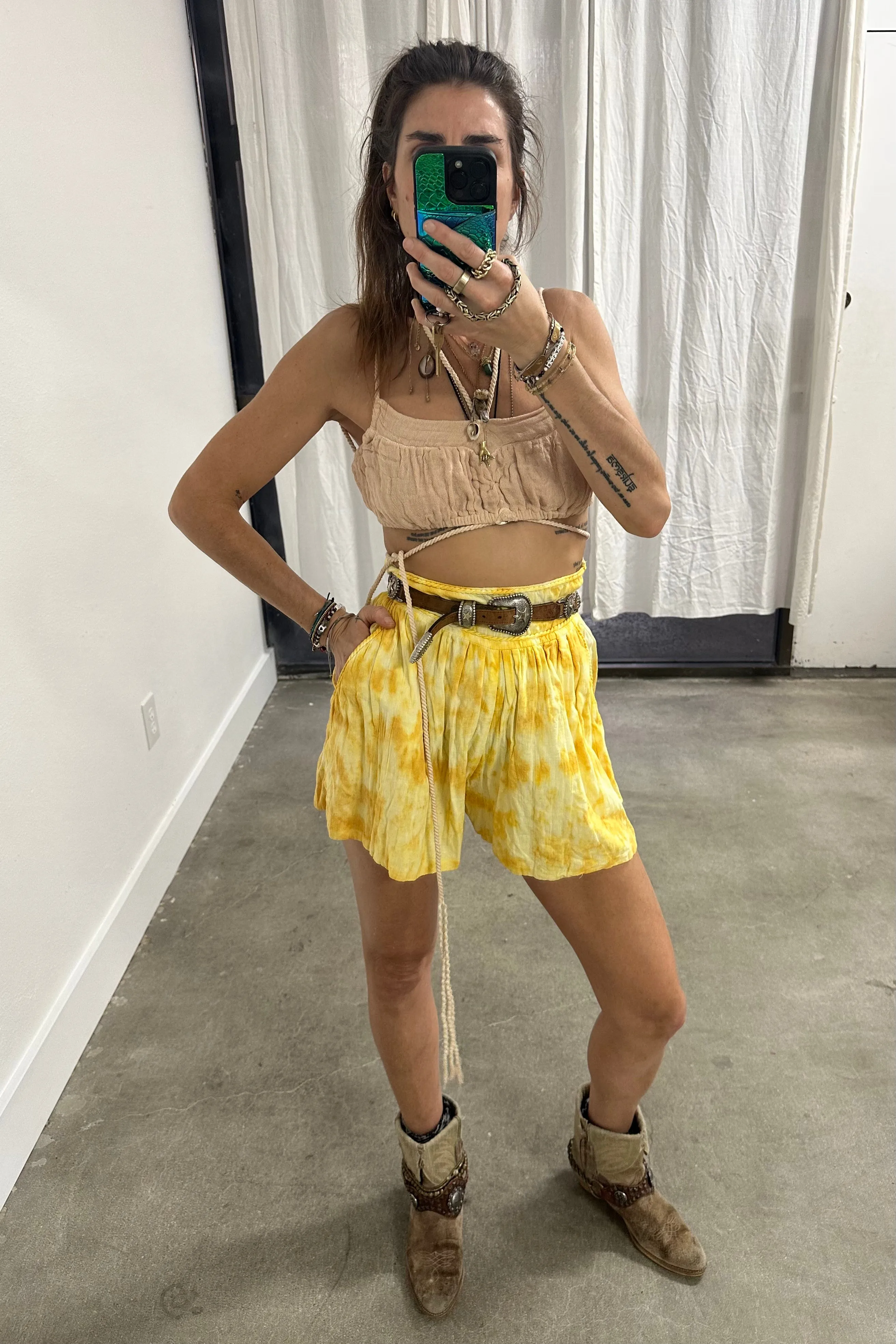 Tie Dye Floyd Shorties - Sample Sale sold by Jen's Pirate Booty