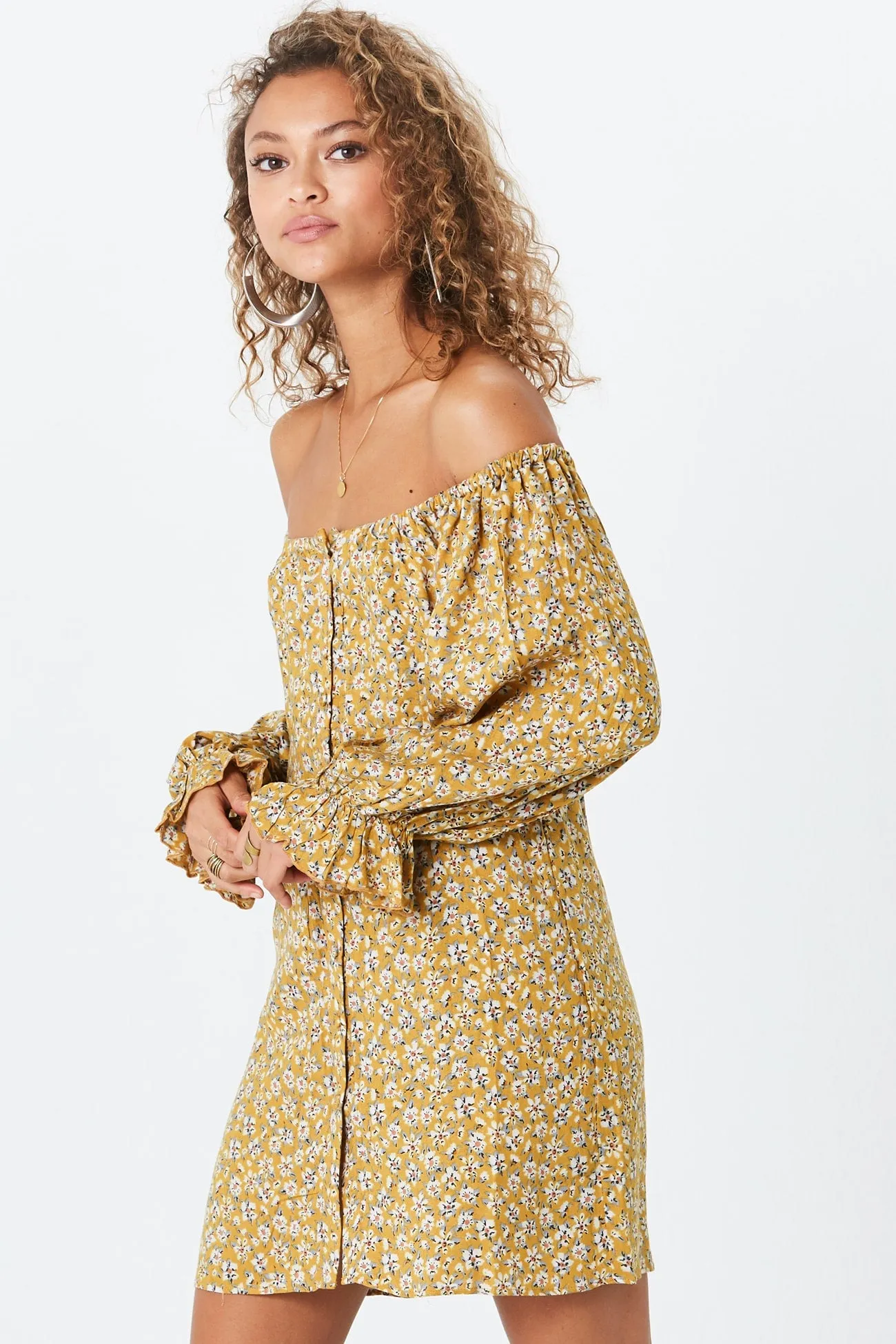 White Ginger Mini Dress - Sample Sale sold by Jen's Pirate Booty product image thumbnail 2