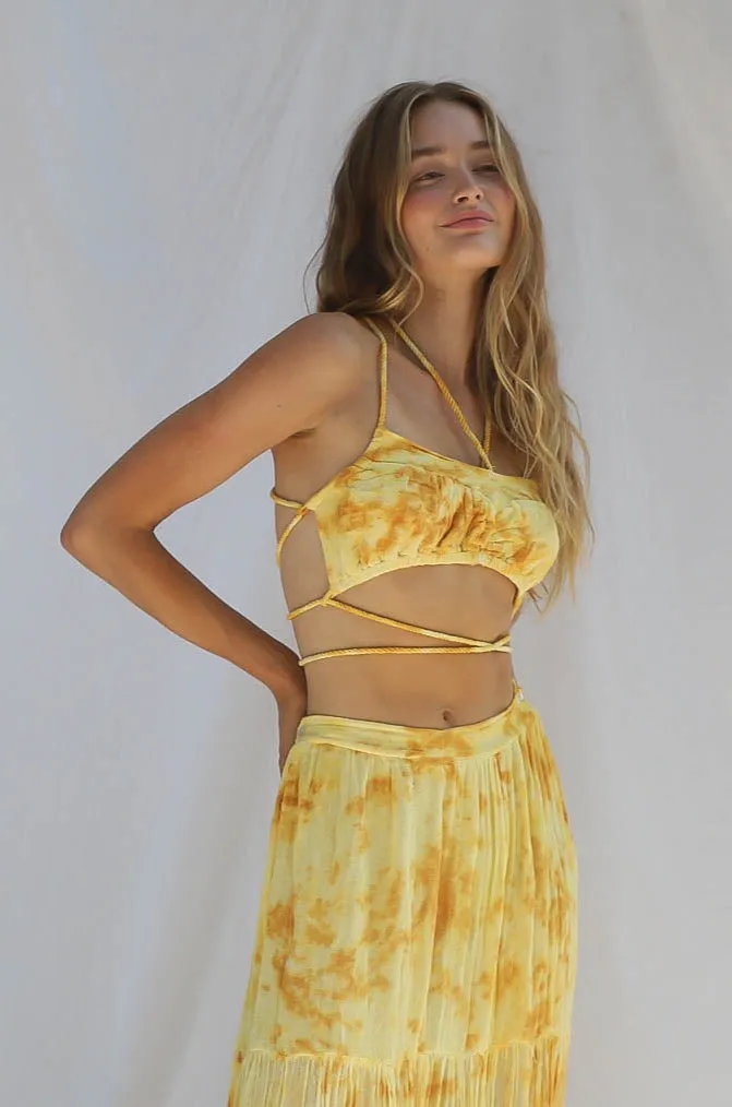 Tie Dye Half Moon Bay Bralette - Sample Sale sold by Jen's Pirate Booty product image thumbnail 3