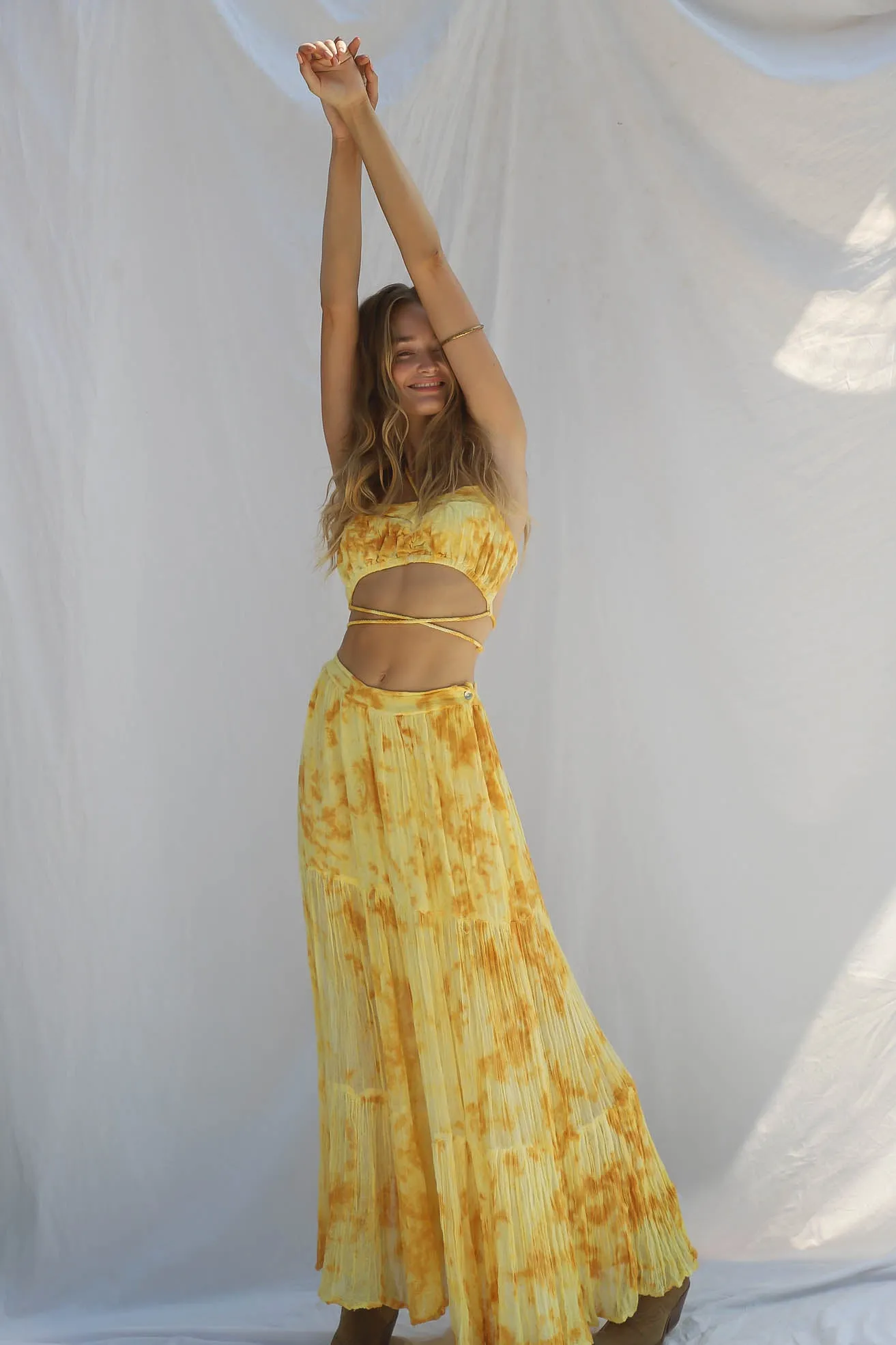 Tie Dye Half Moon Bay Bralette - Sample Sale sold by Jen's Pirate Booty product image thumbnail 2