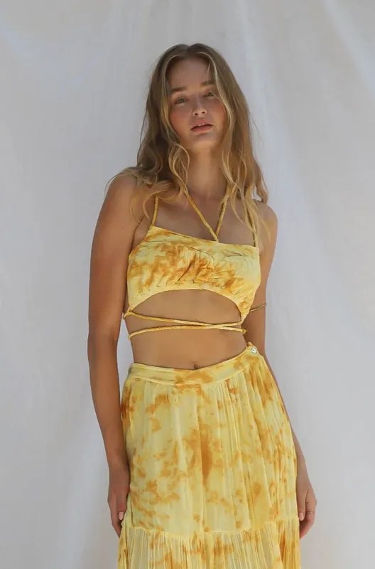 Tie Dye Half Moon Bay Bralette - Sample Sale sold by Jen's Pirate Booty