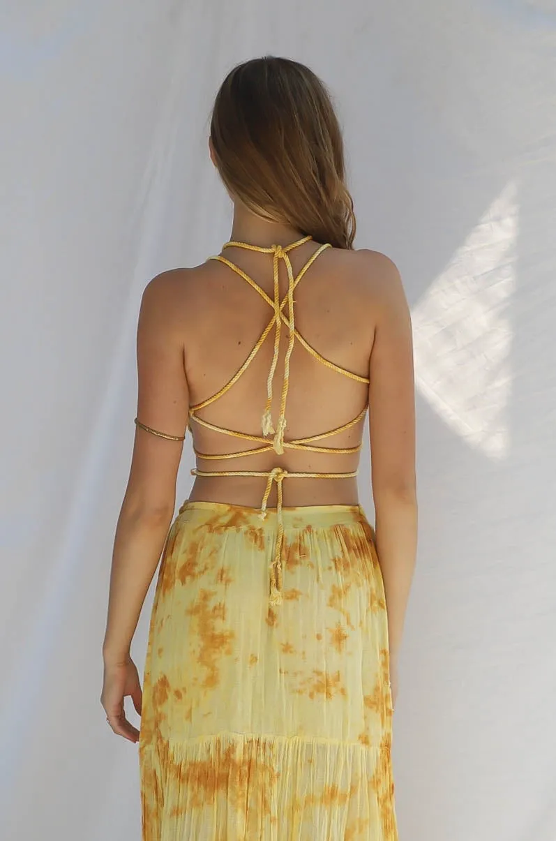 Tie Dye Half Moon Bay Bralette - Sample Sale sold by Jen's Pirate Booty product image thumbnail 5