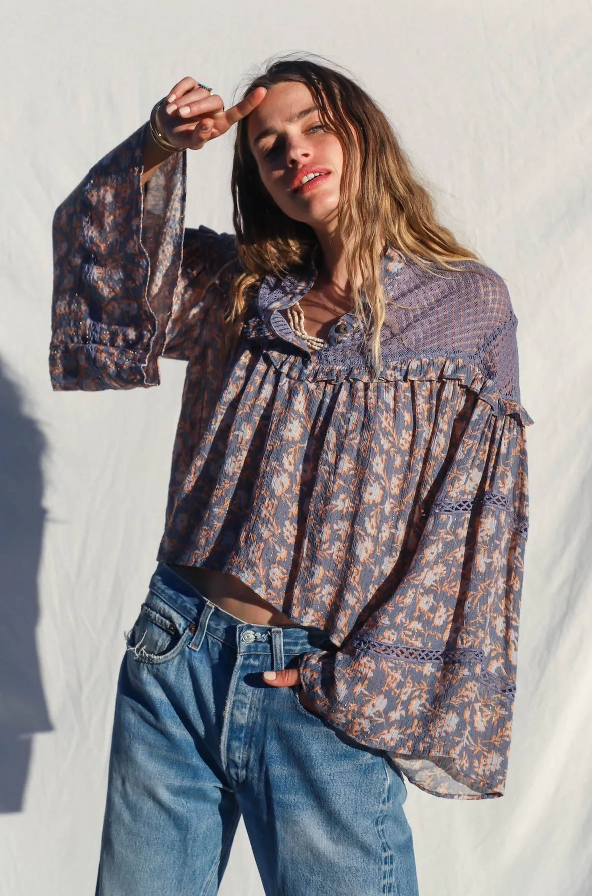 Wildflower Justice Top - Sample Sale sold by Jen's Pirate Booty product image thumbnail 4