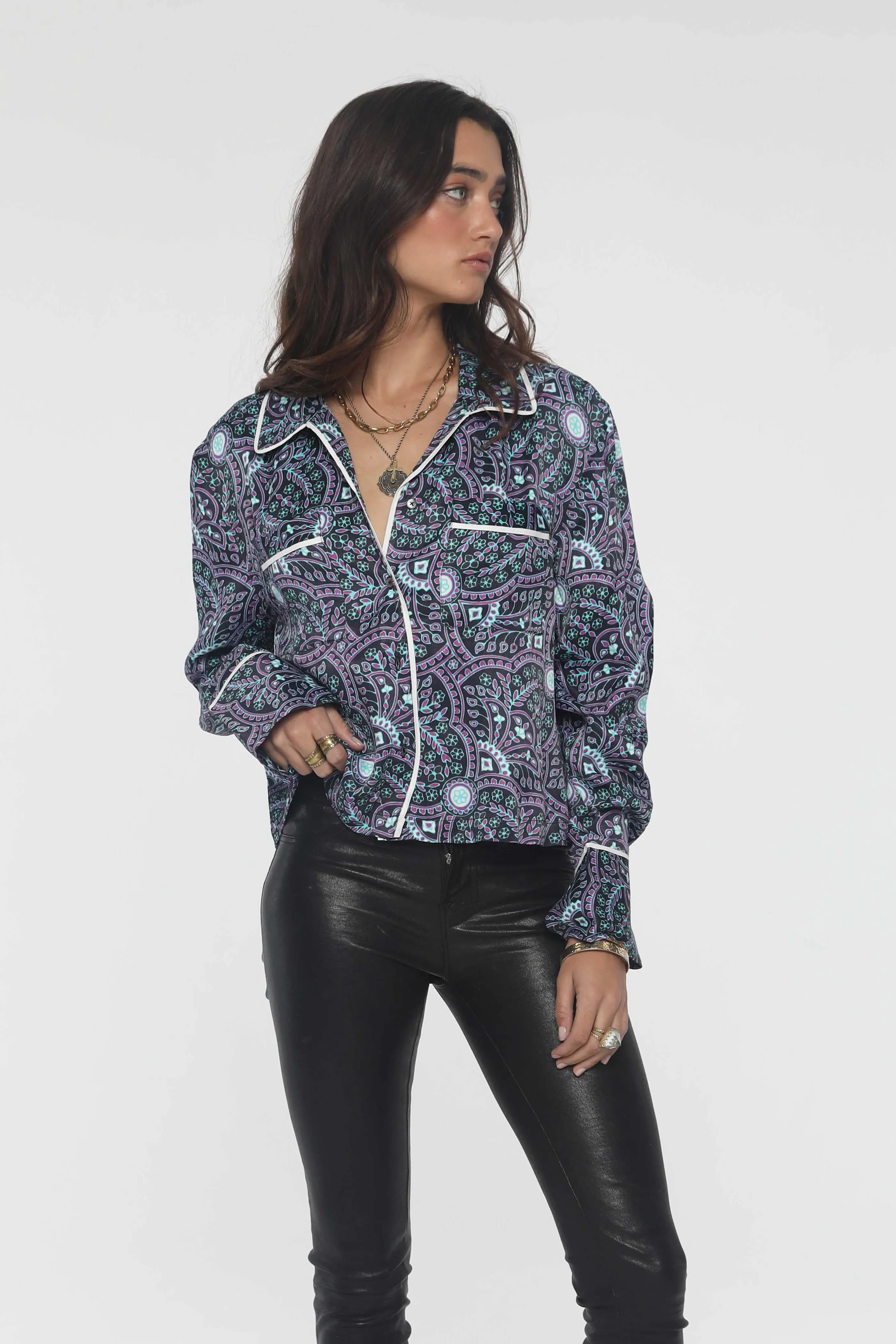 Pomelo Button Down sold by Jen's Pirate Booty product image thumbnail 3