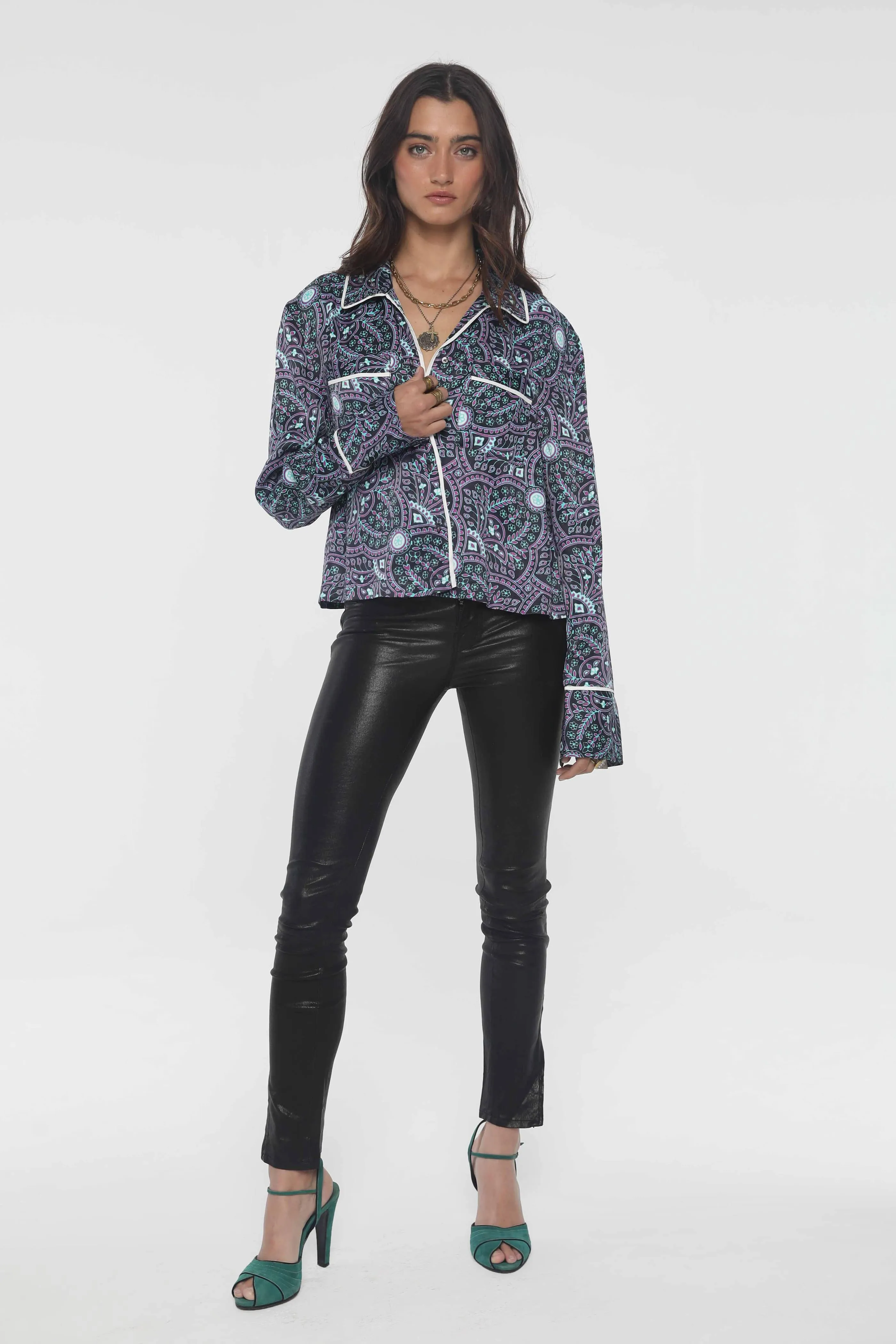 Pomelo Button Down sold by Jen's Pirate Booty product image thumbnail 2