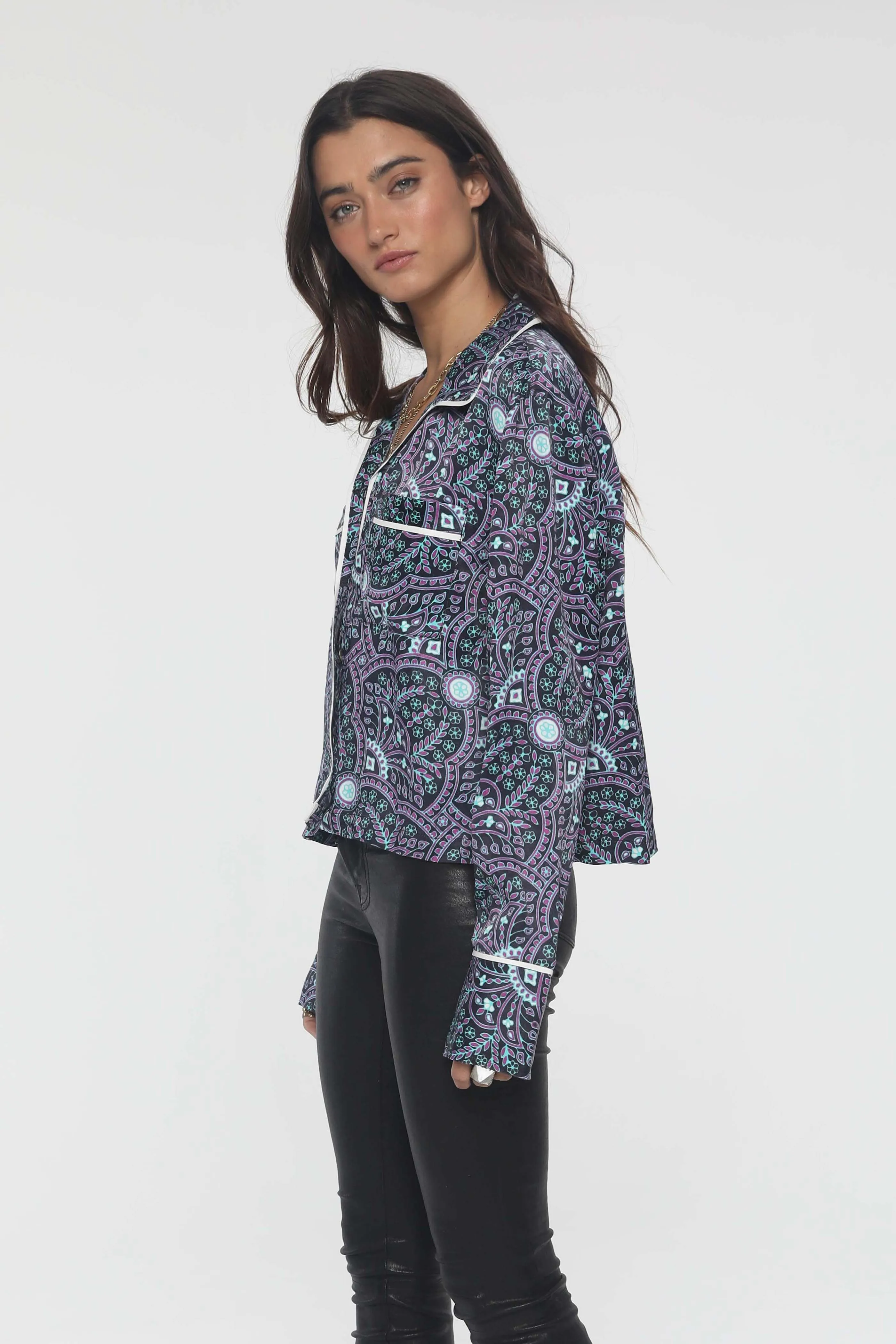 Pomelo Button Down sold by Jen's Pirate Booty product image thumbnail 4