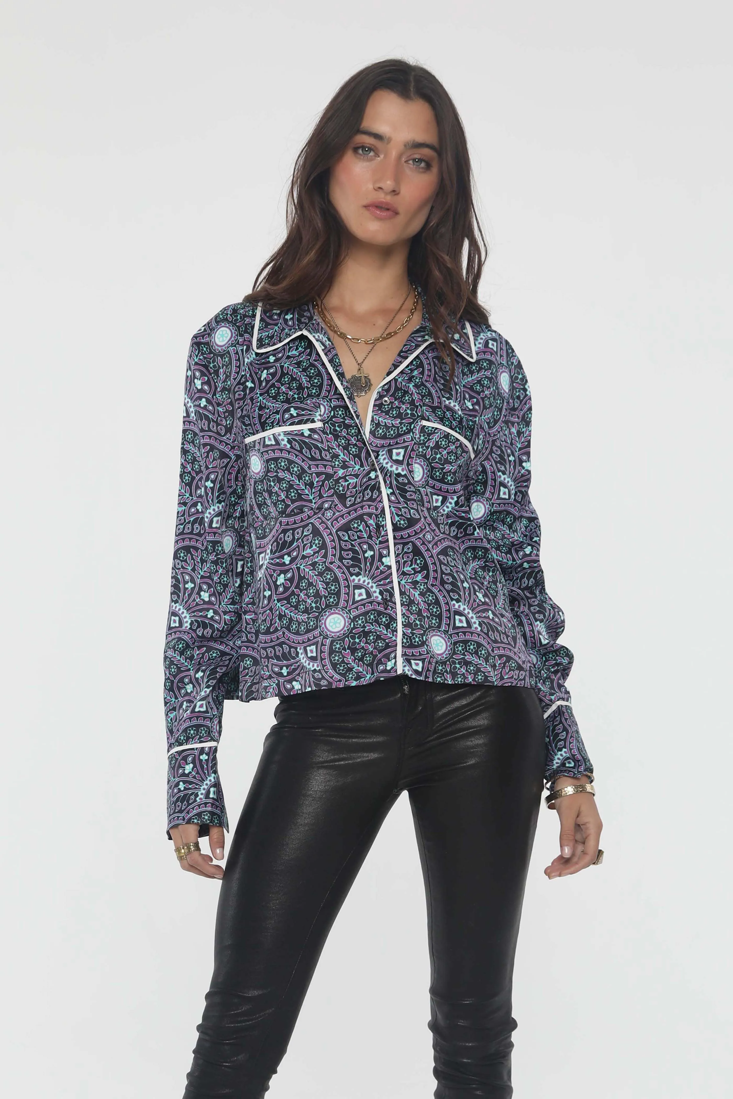 Pomelo Button Down sold by Jen's Pirate Booty