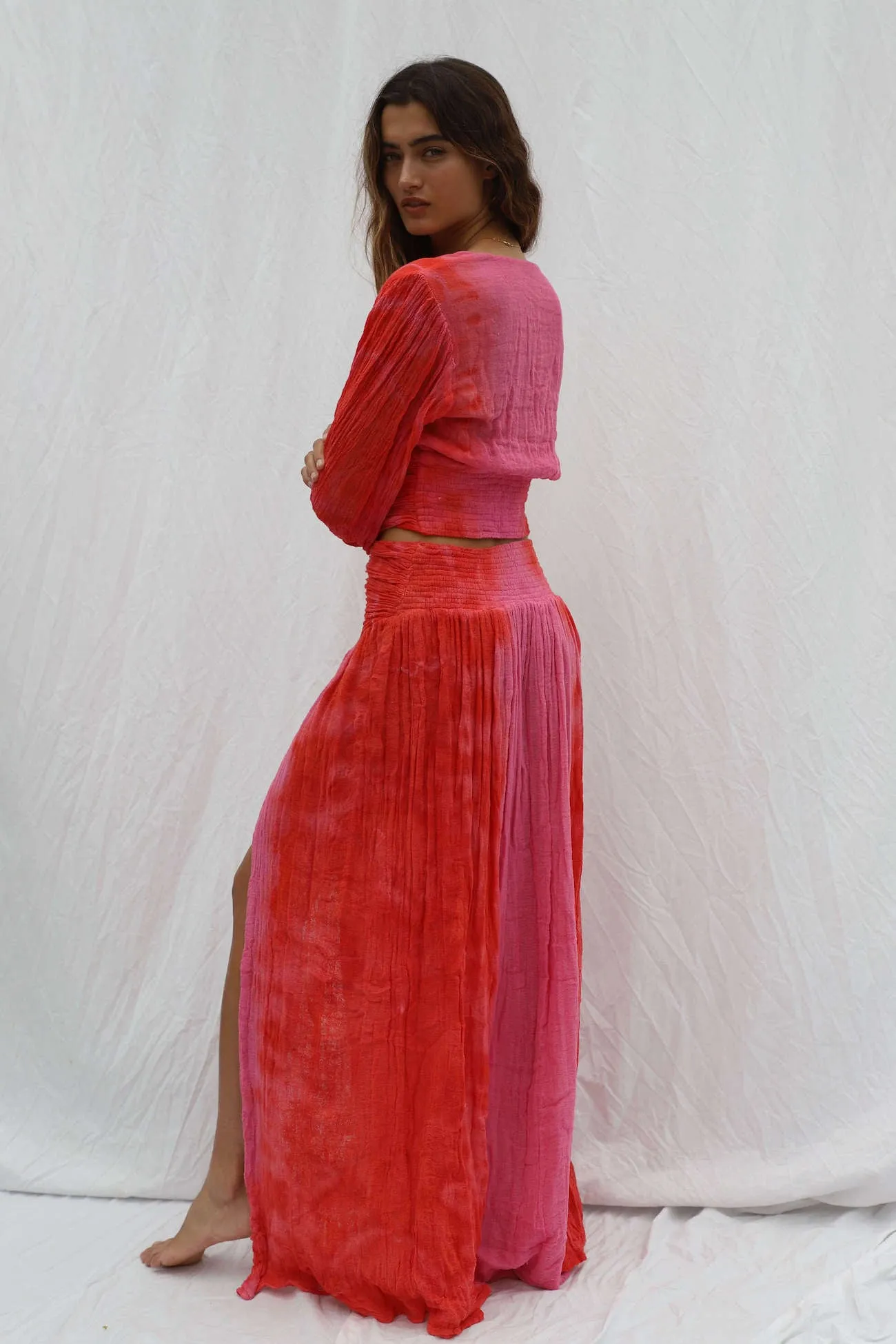 Tie Dye Lapis Maxi Skirt sold by Jen's Pirate Booty product image thumbnail 5
