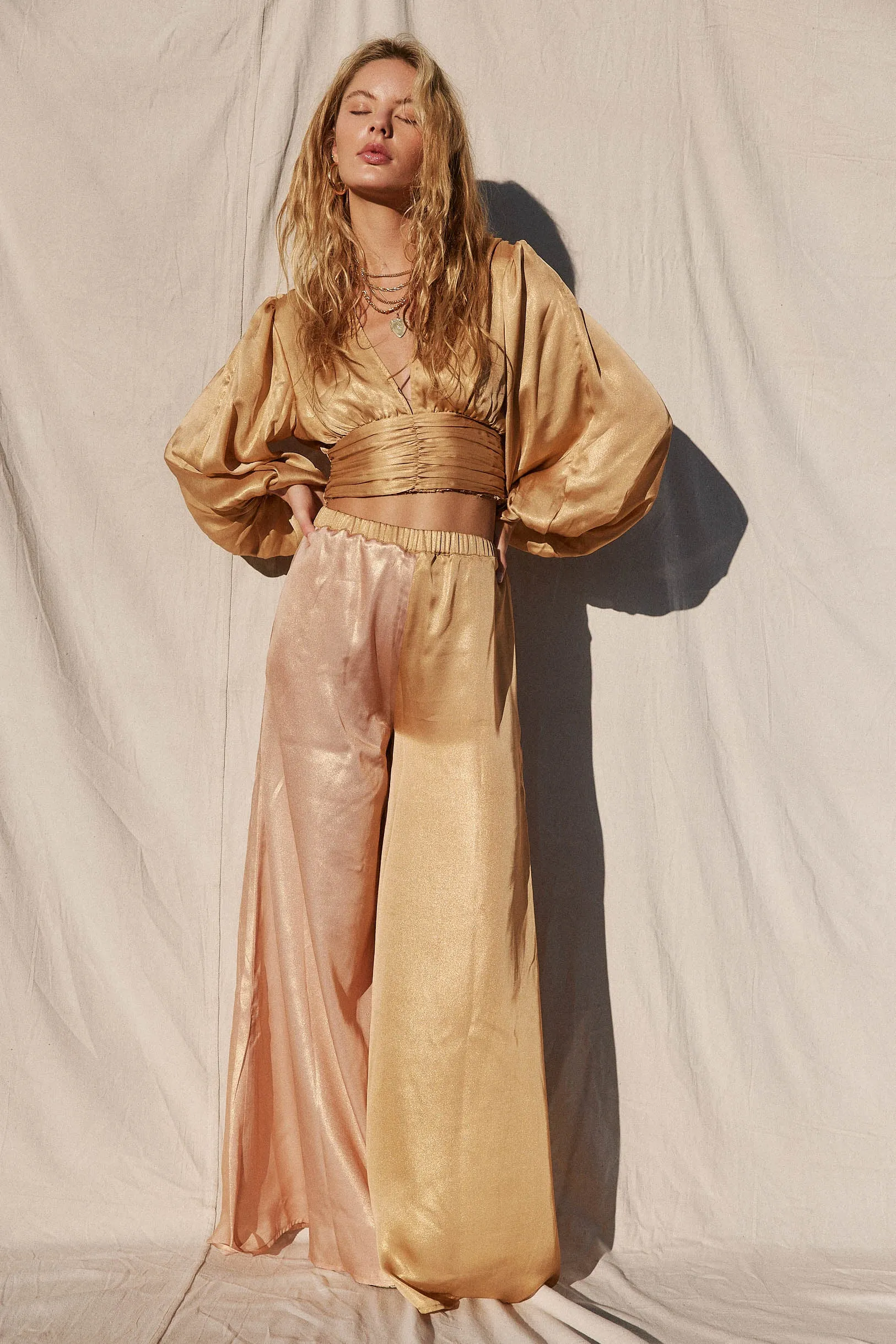 Golden Wave Wide Leg Pant sold by Jen's Pirate Booty product image thumbnail 3