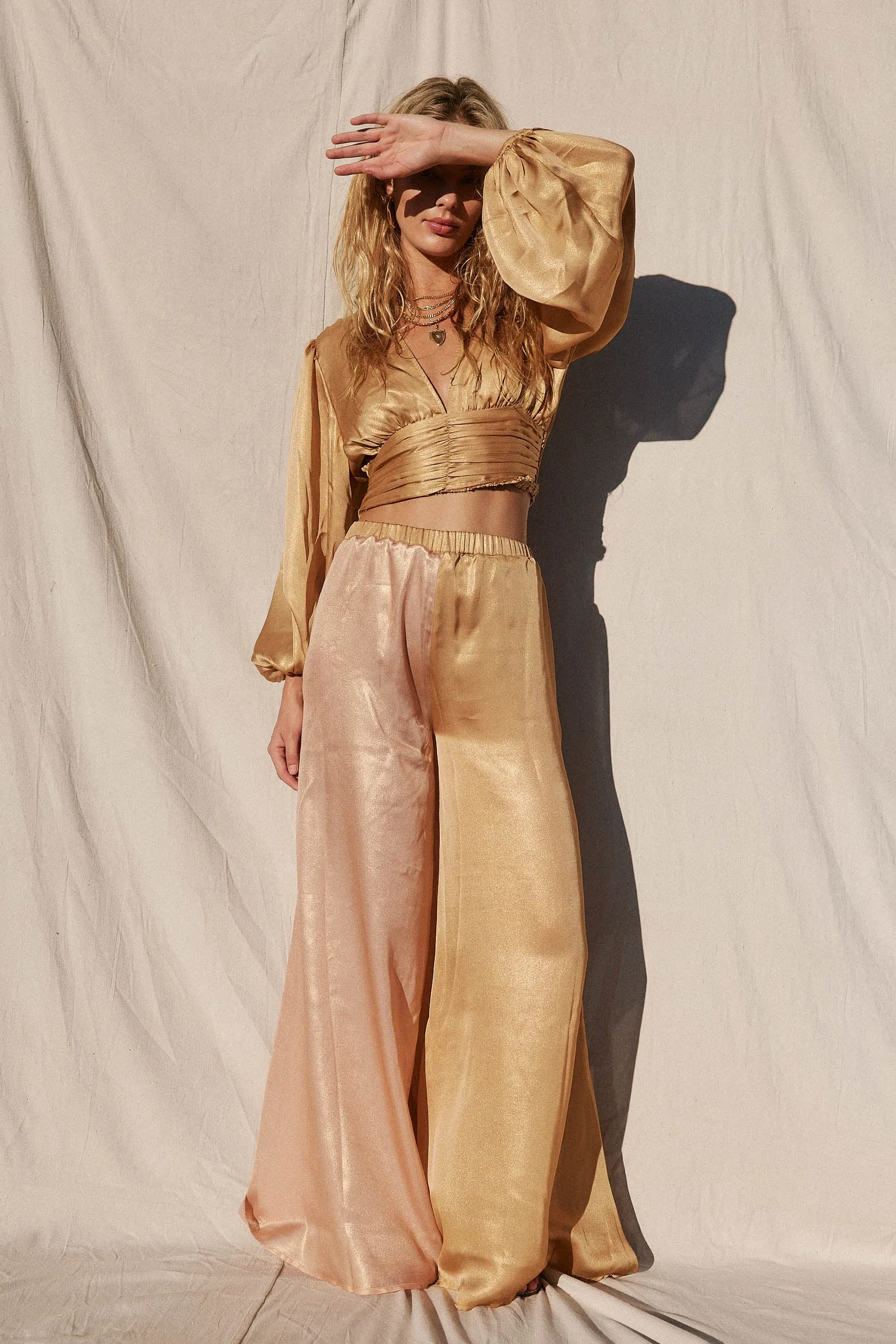 Golden Wave Wide Leg Pant sold by Jen's Pirate Booty product image thumbnail 2