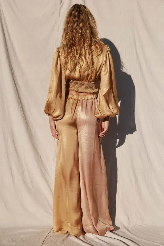 Golden Wave Wide Leg Pant made by Jen's Pirate Booty