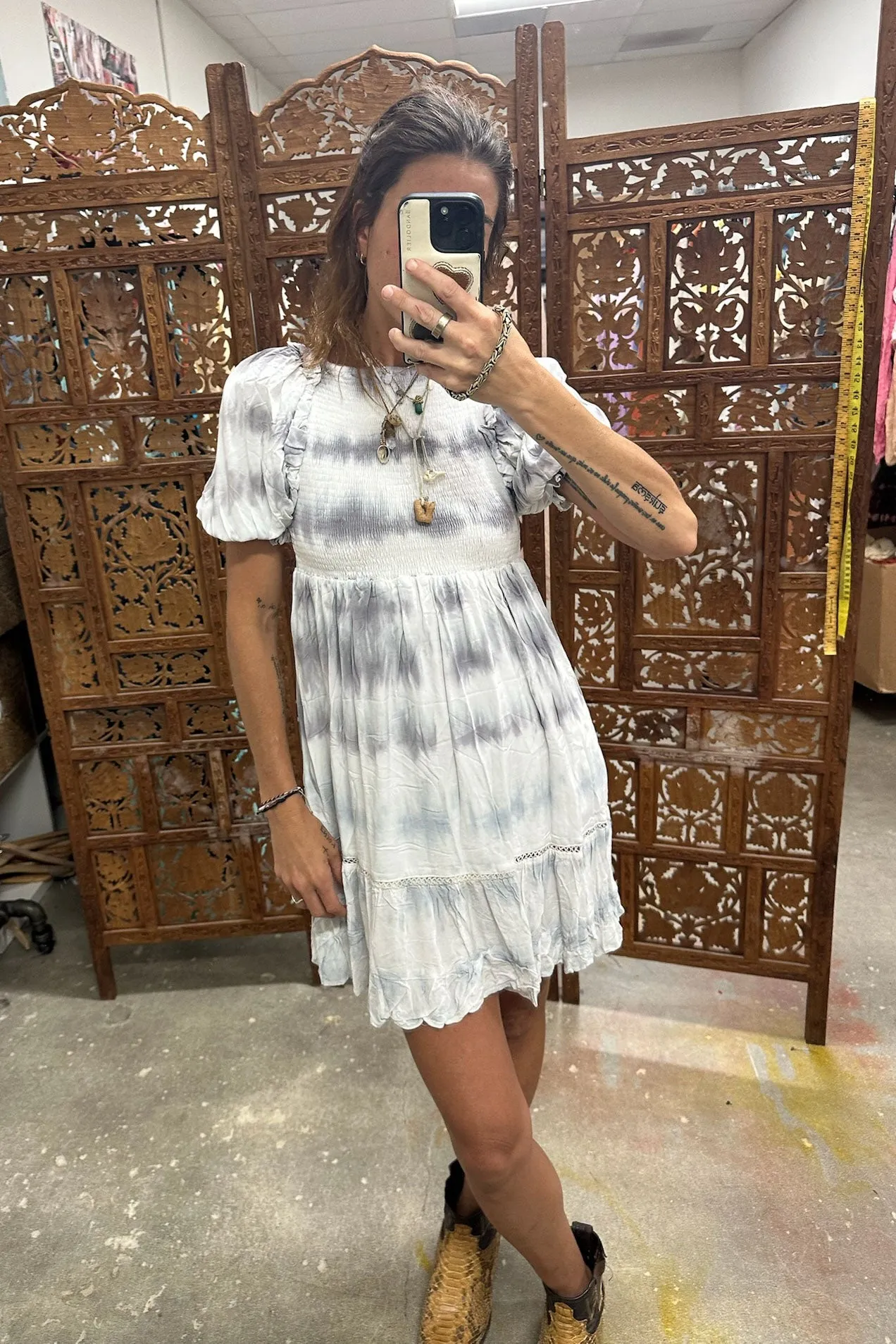 Tie Dye Malina Mini Dress - Sample Sale sold by Jen's Pirate Booty