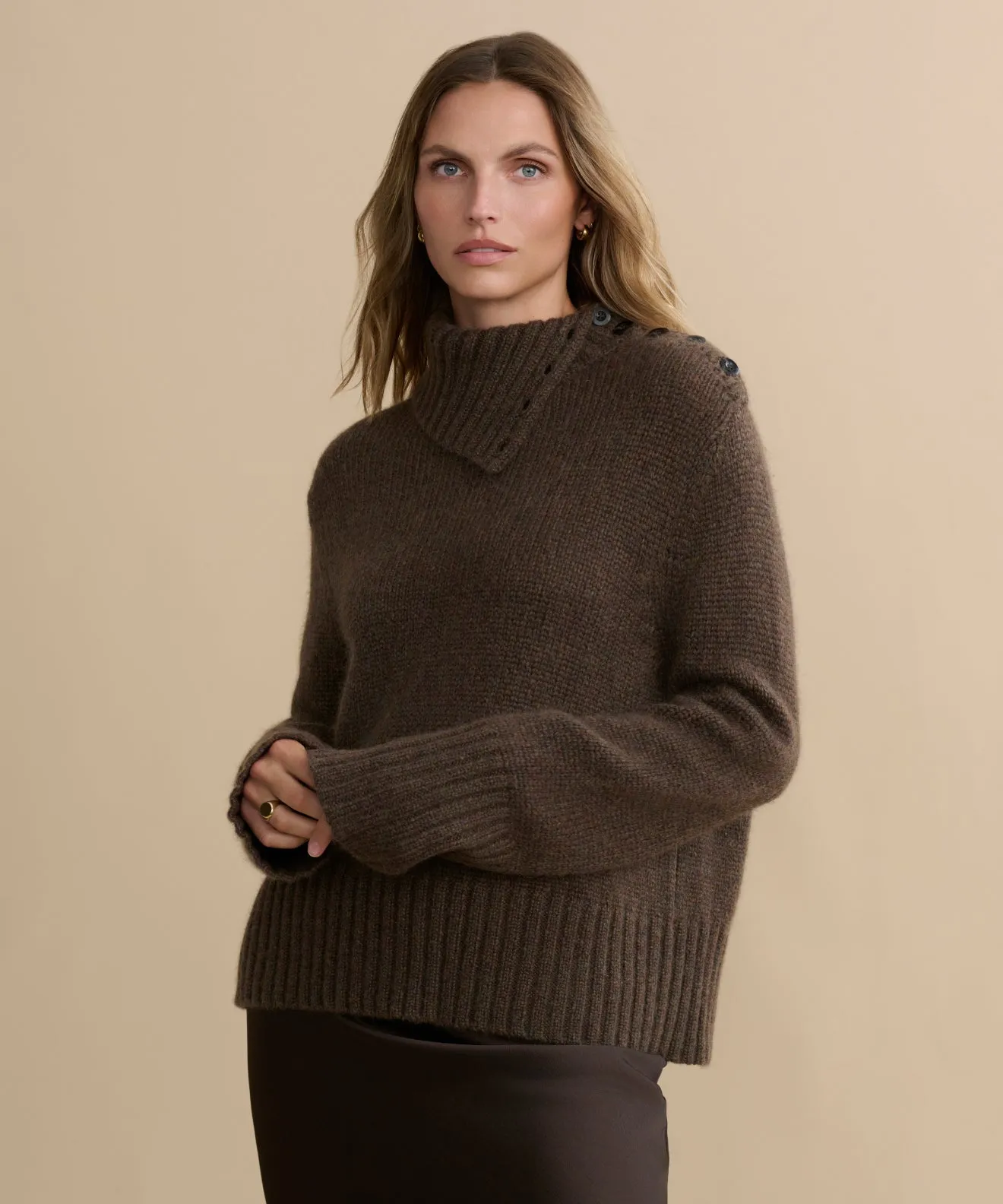 Cashmere Jackie Sweater sold by Jenni Kayne