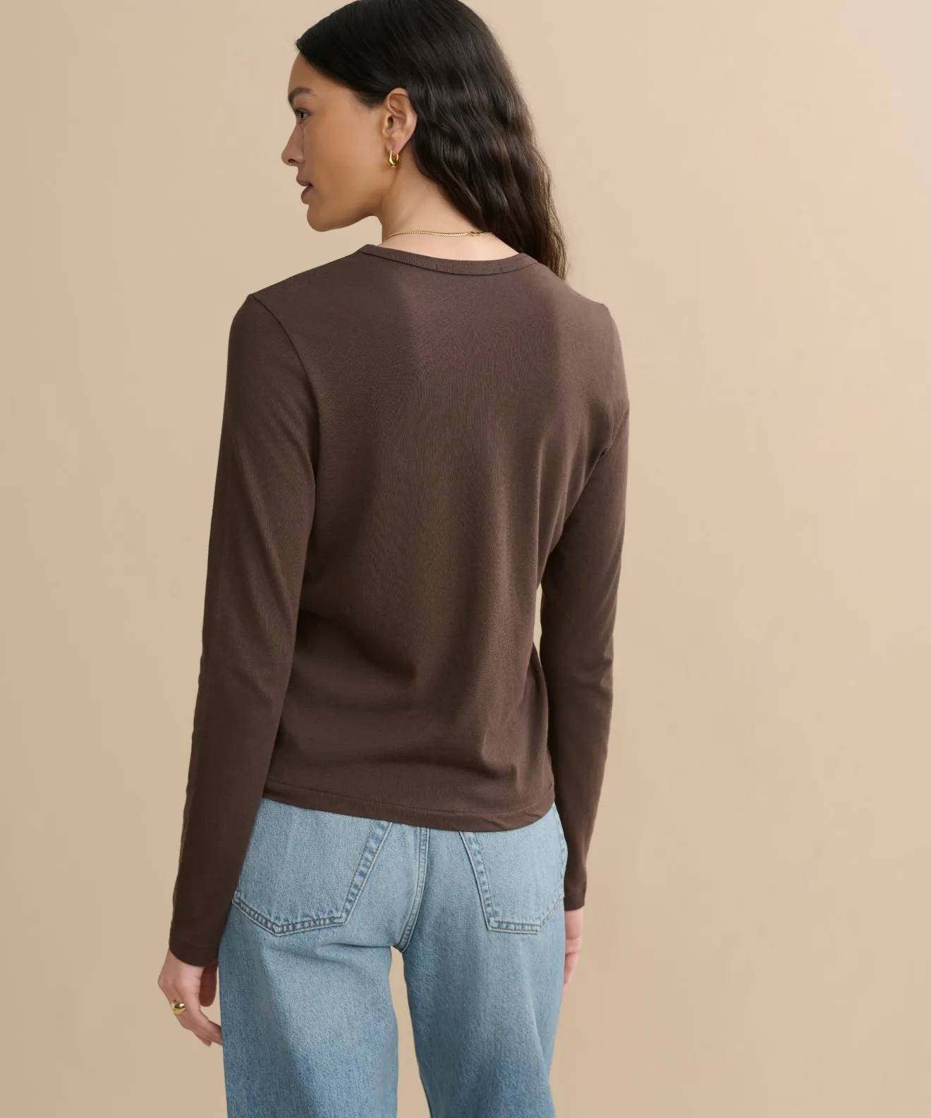 Long-Sleeve Slim Tee sold by Jenni Kayne product image thumbnail 3