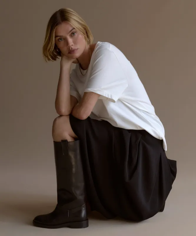 Leather Stowe Boot made by Jenni Kayne