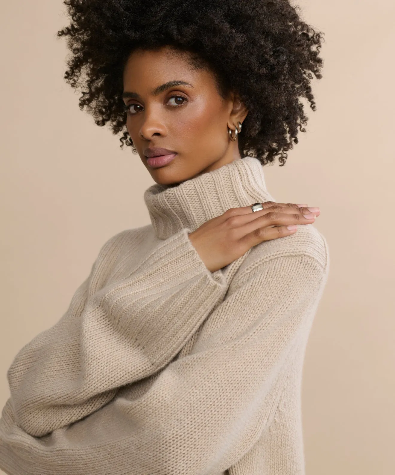 Cashmere Jet Turtleneck sold by Jenni Kayne product image thumbnail 2