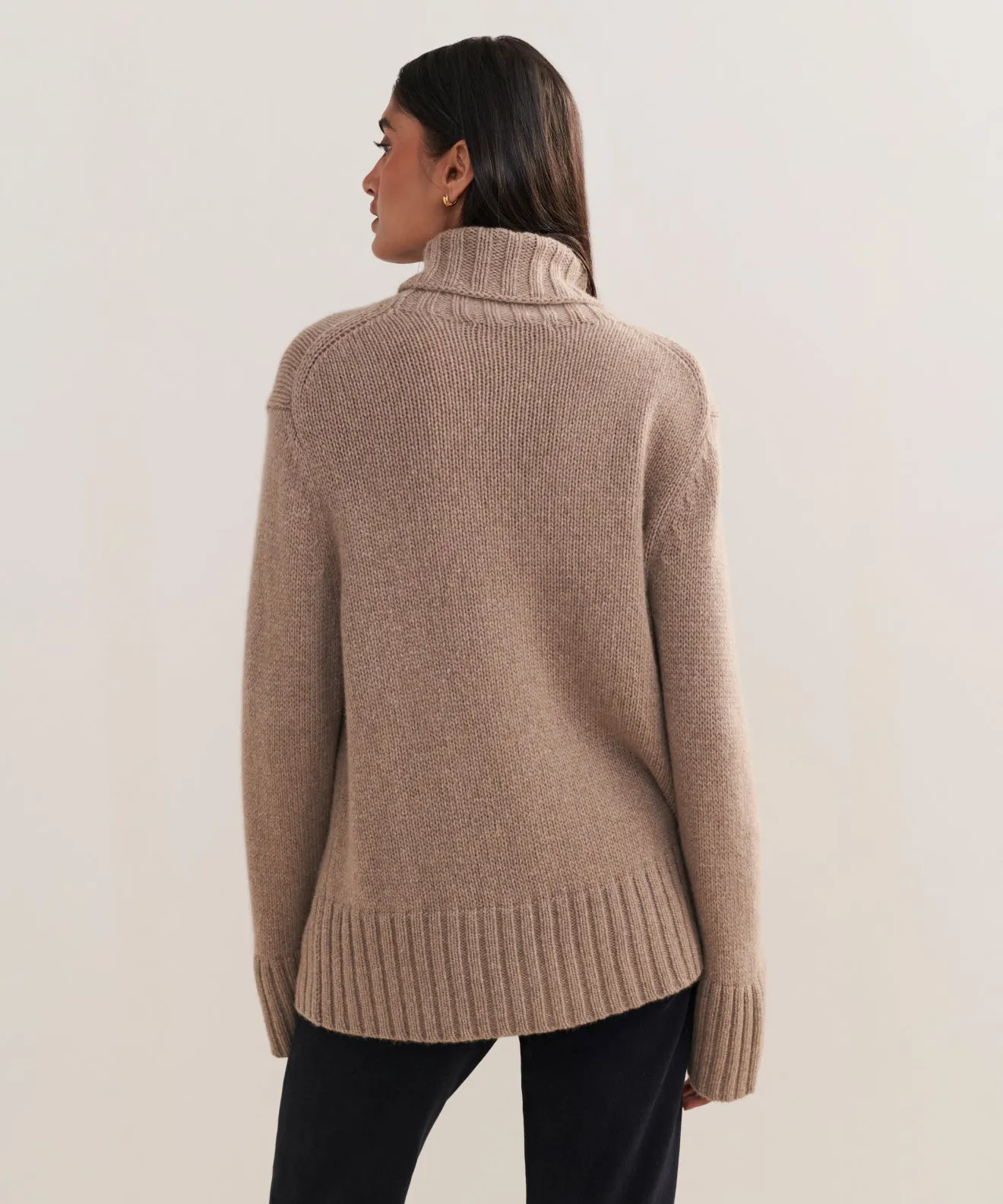 Cashmere Jet Turtleneck sold by Jenni Kayne product image thumbnail 4