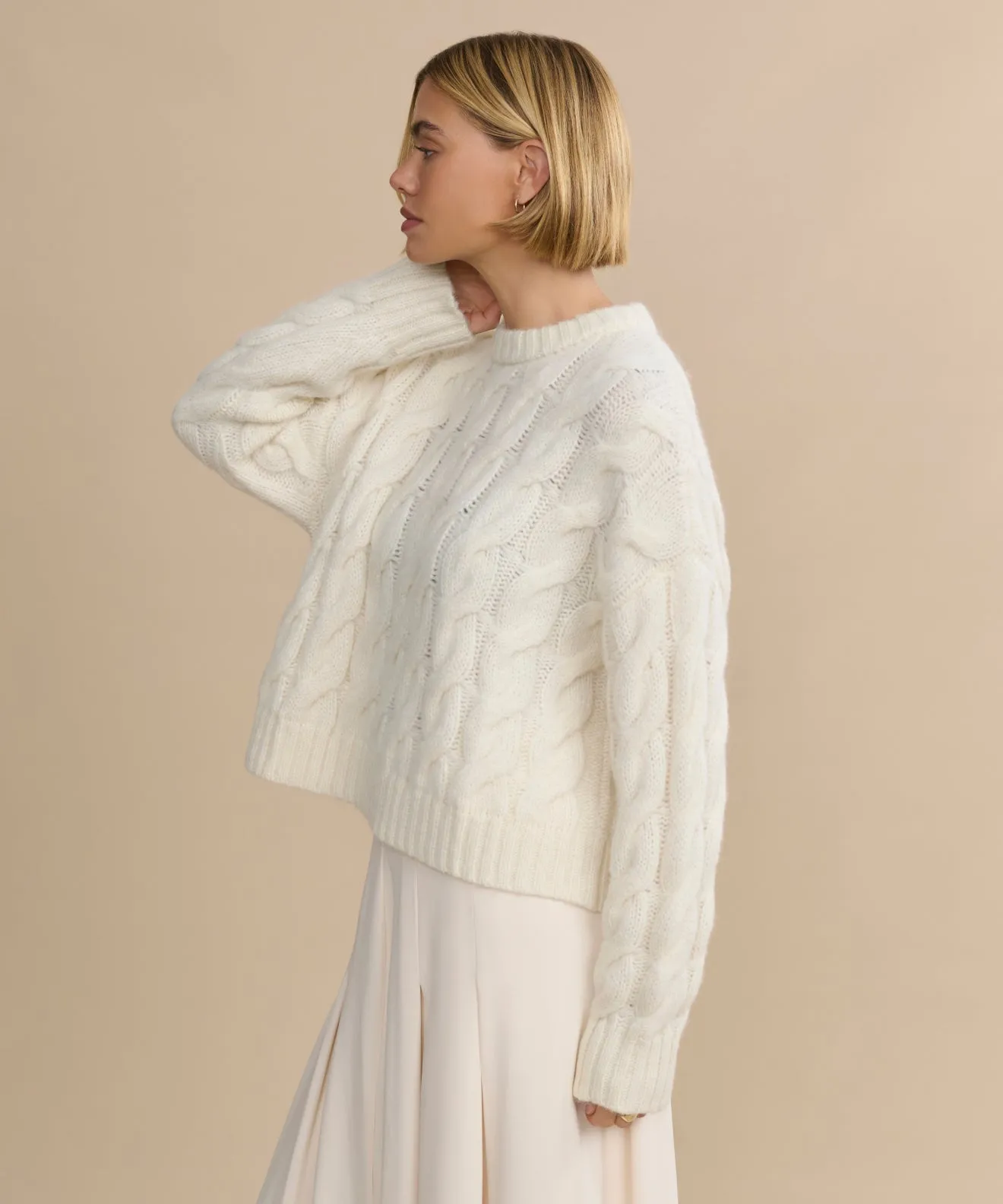 Cable Serena Crewneck sold by Jenni Kayne product image thumbnail 4