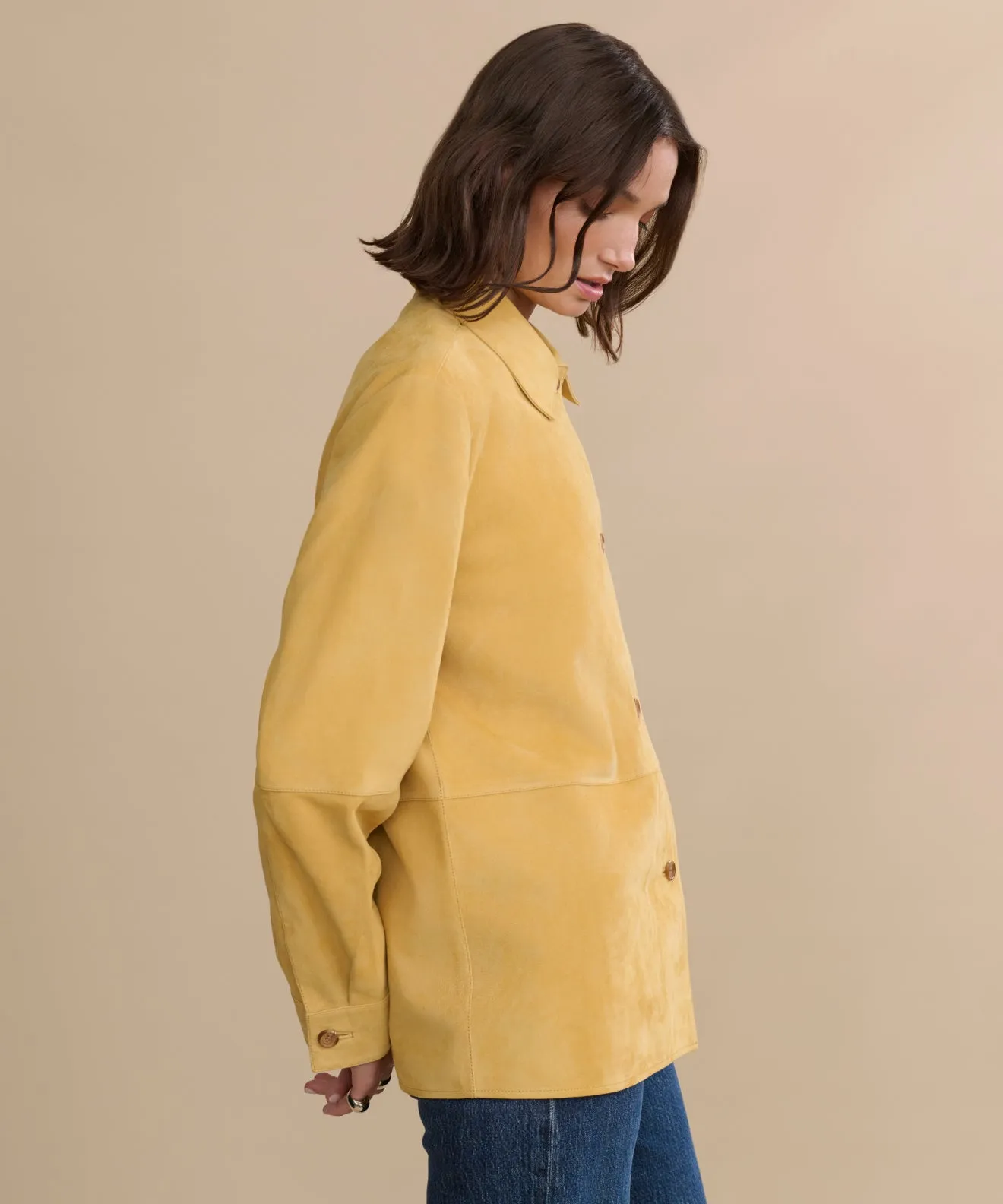 Suede Lennox Jacket sold by Jenni Kayne product image thumbnail 4