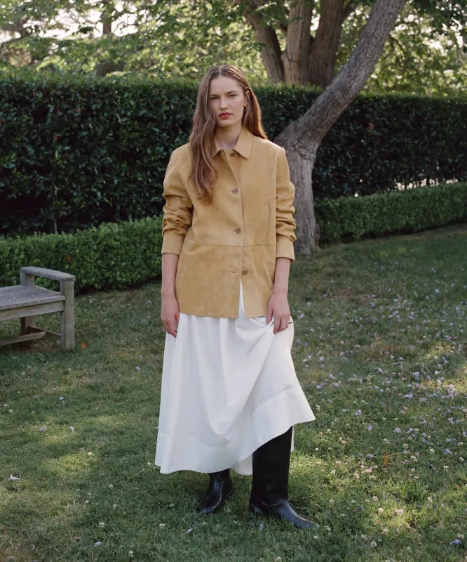 Suede Lennox Jacket made by Jenni Kayne