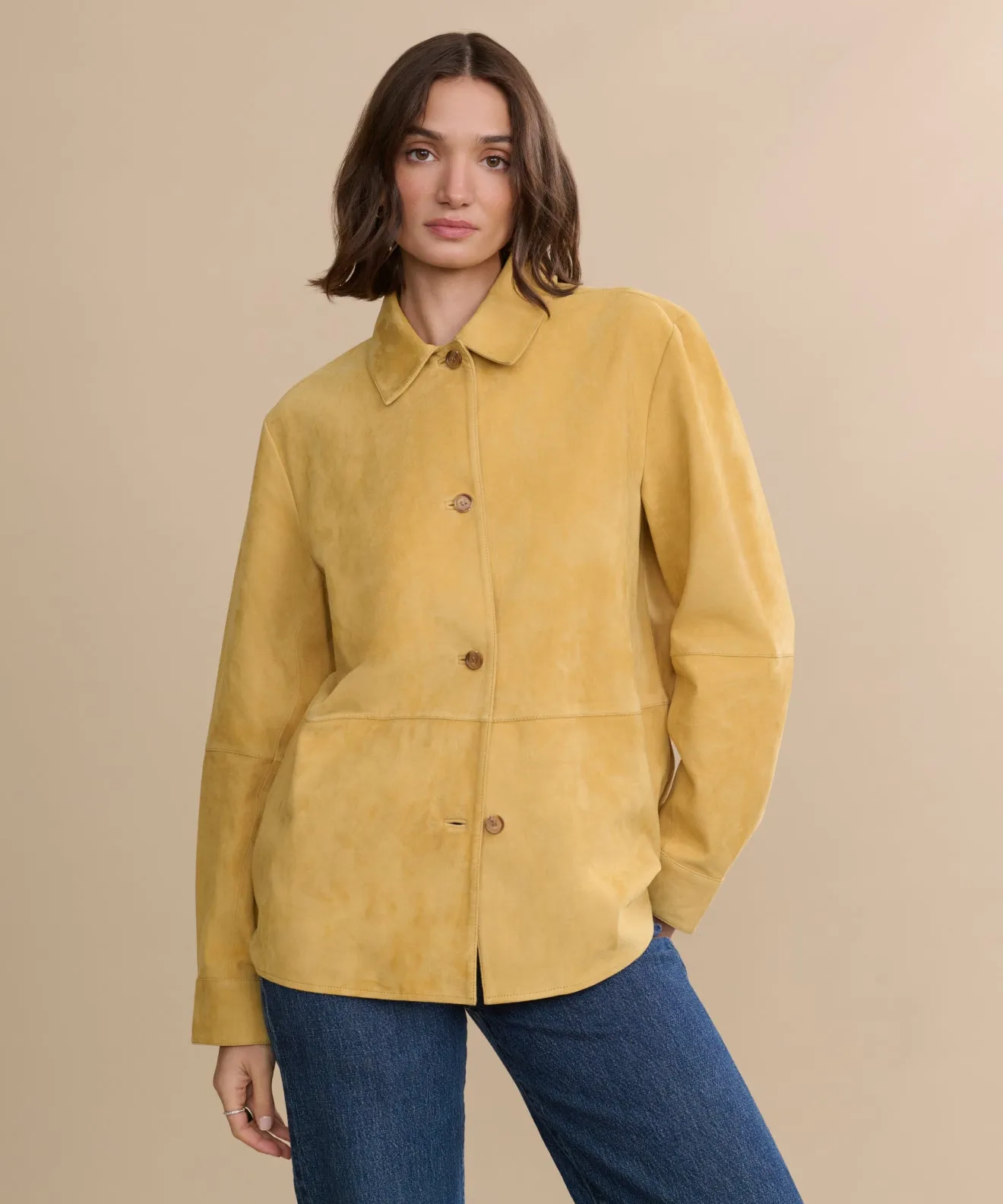 Suede Lennox Jacket sold by Jenni Kayne product image thumbnail 3