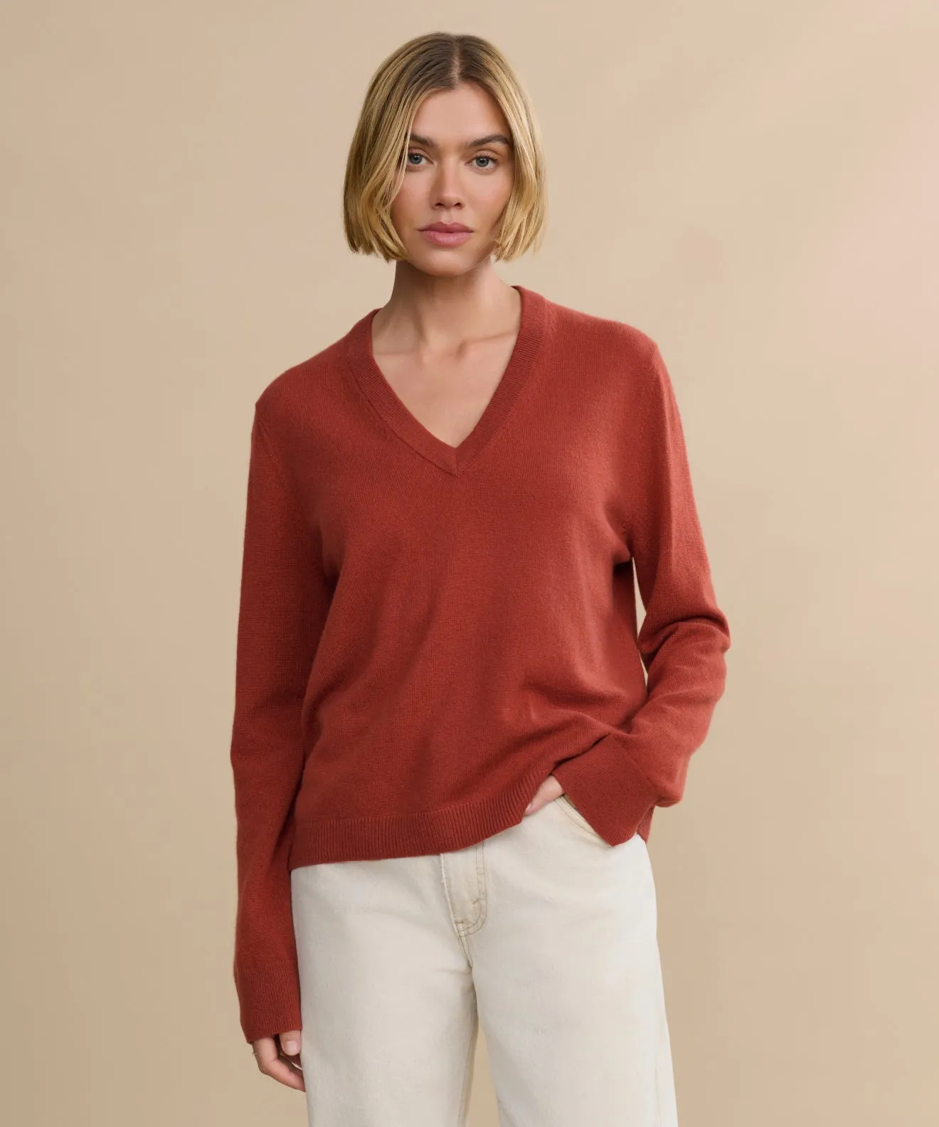 Flynn Cashmere Sweater sold by Jenni Kayne