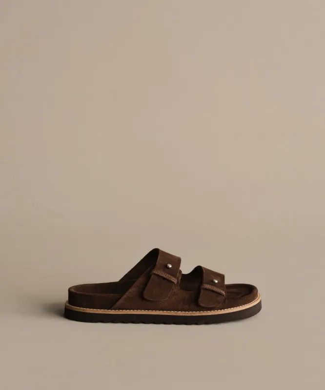 Suede Hutton Slide Sandal sold by Jenni Kayne