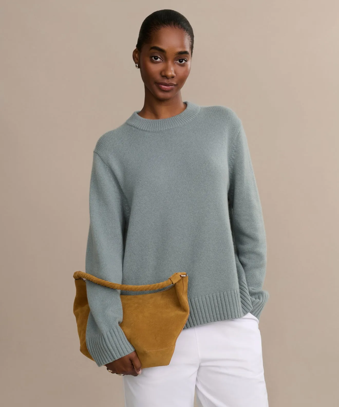 Cashmere Oversized Crewneck sold by Jenni Kayne