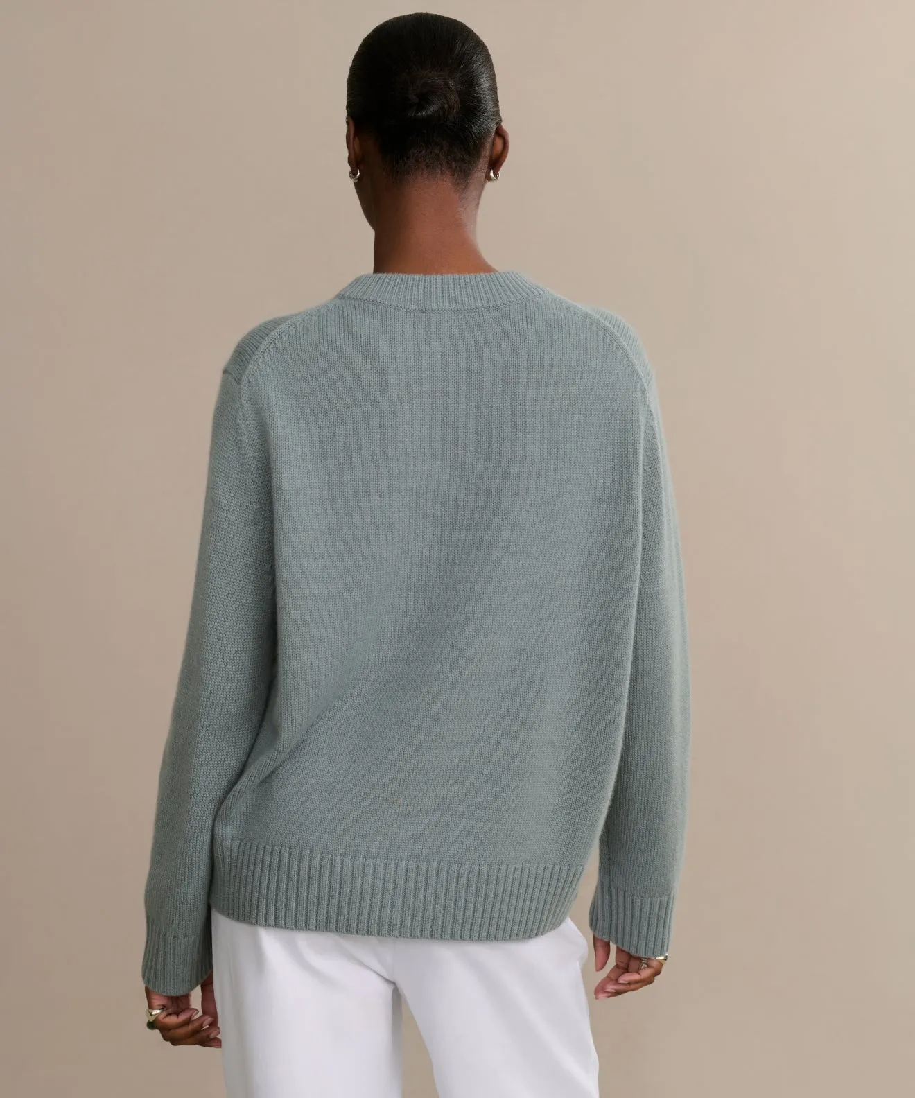Cashmere Oversized Crewneck sold by Jenni Kayne product image thumbnail 4