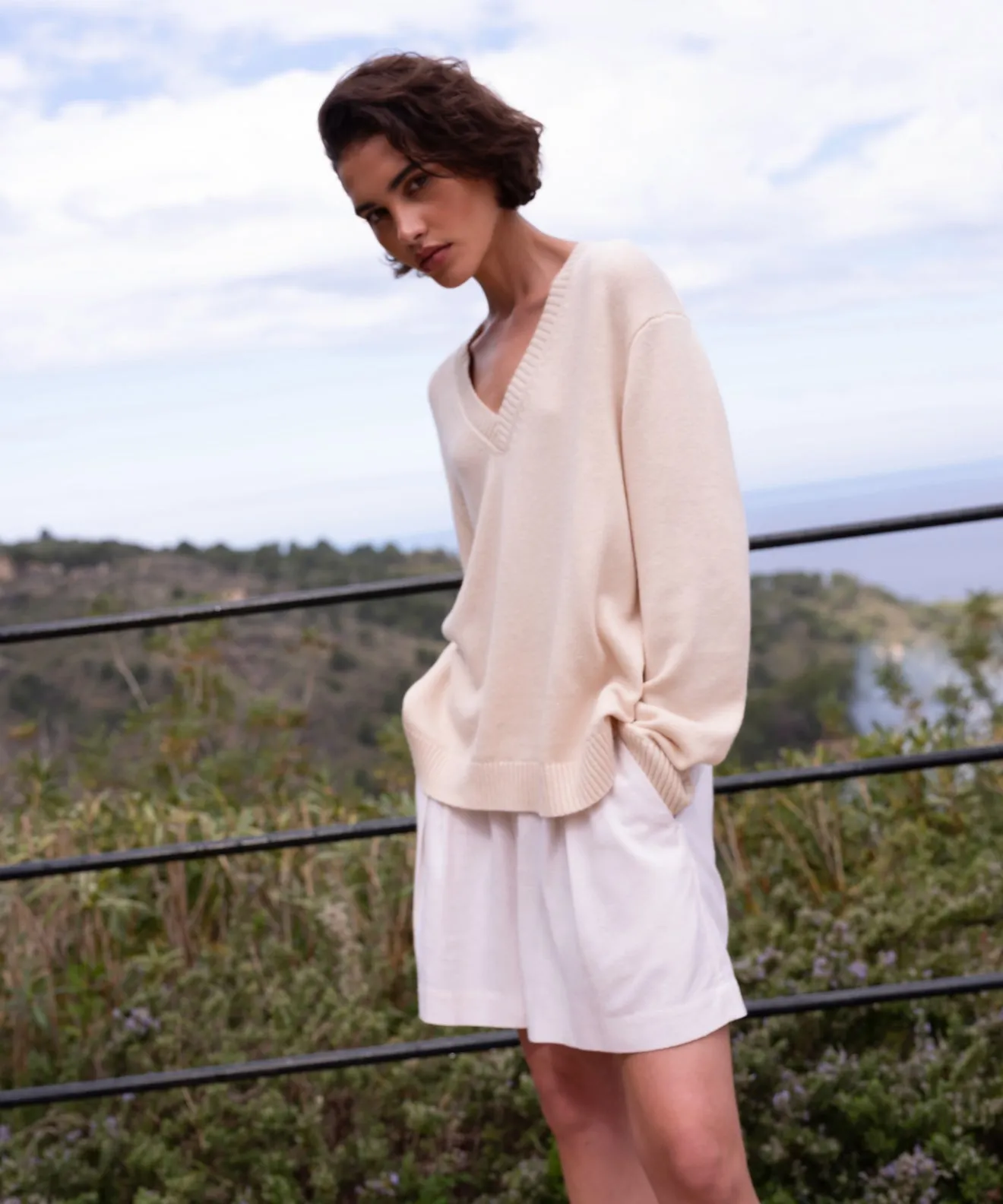 Simone V-Neck sold by Jenni Kayne product image thumbnail 3