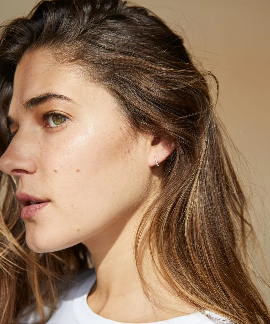 Huggie with Diamonds sold by Jenni Kayne